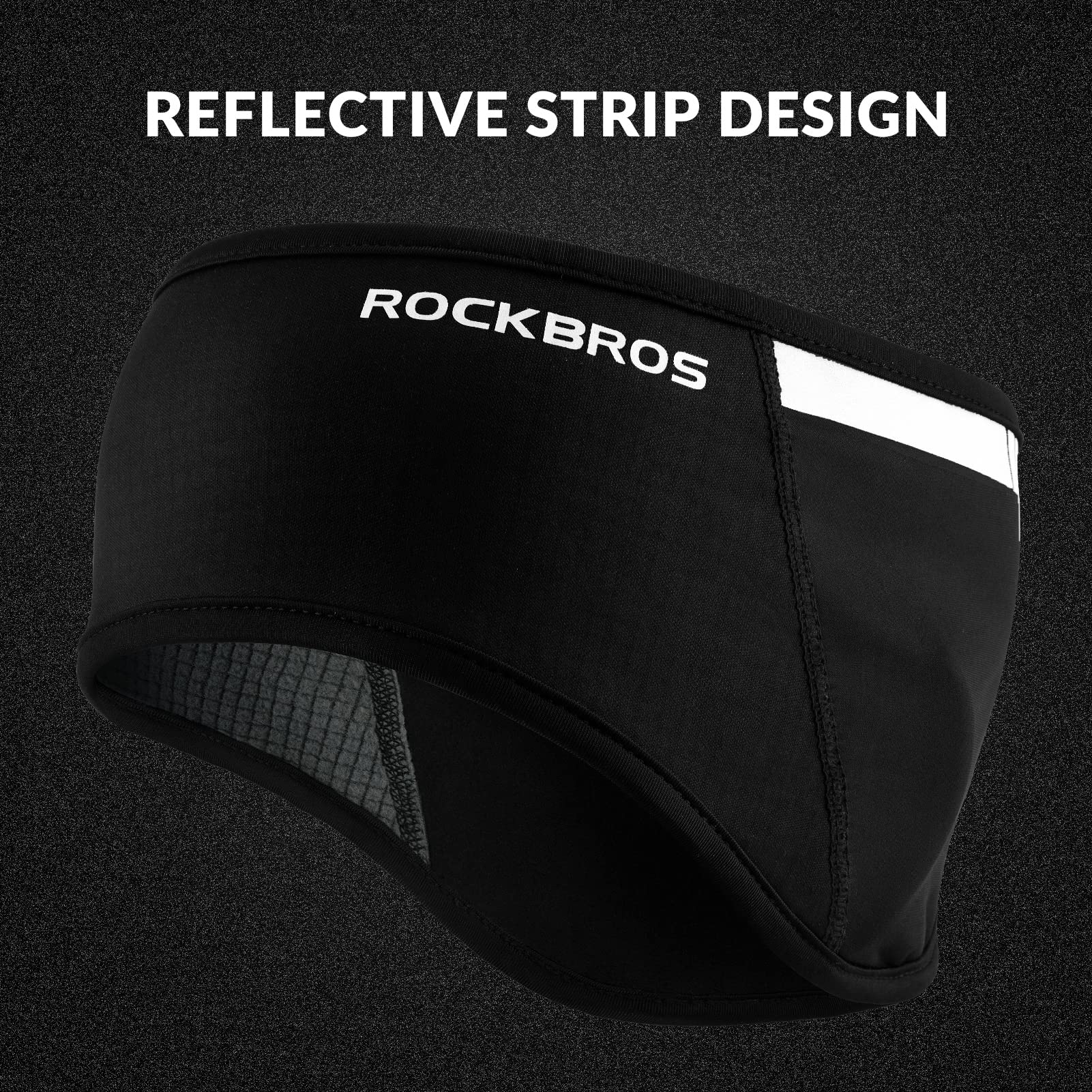 ROCKBROS Fleece Ear Warmers Headband Cycling Cap Protector Men Women