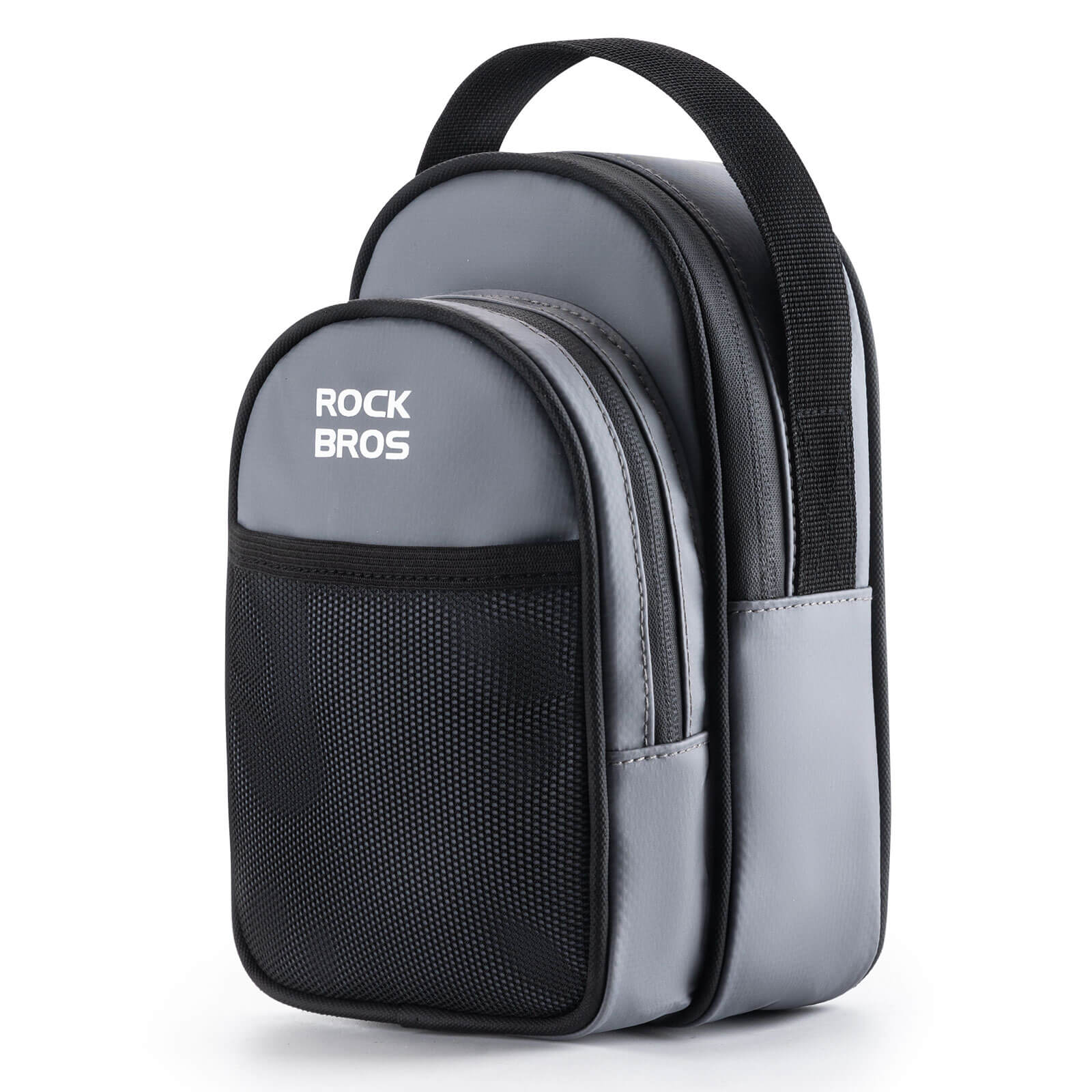 ROCKBROS Front Hanger Bag 1.8L – The Ultimate Storage Upgrade for Your Folding Bike! #Color_Grey