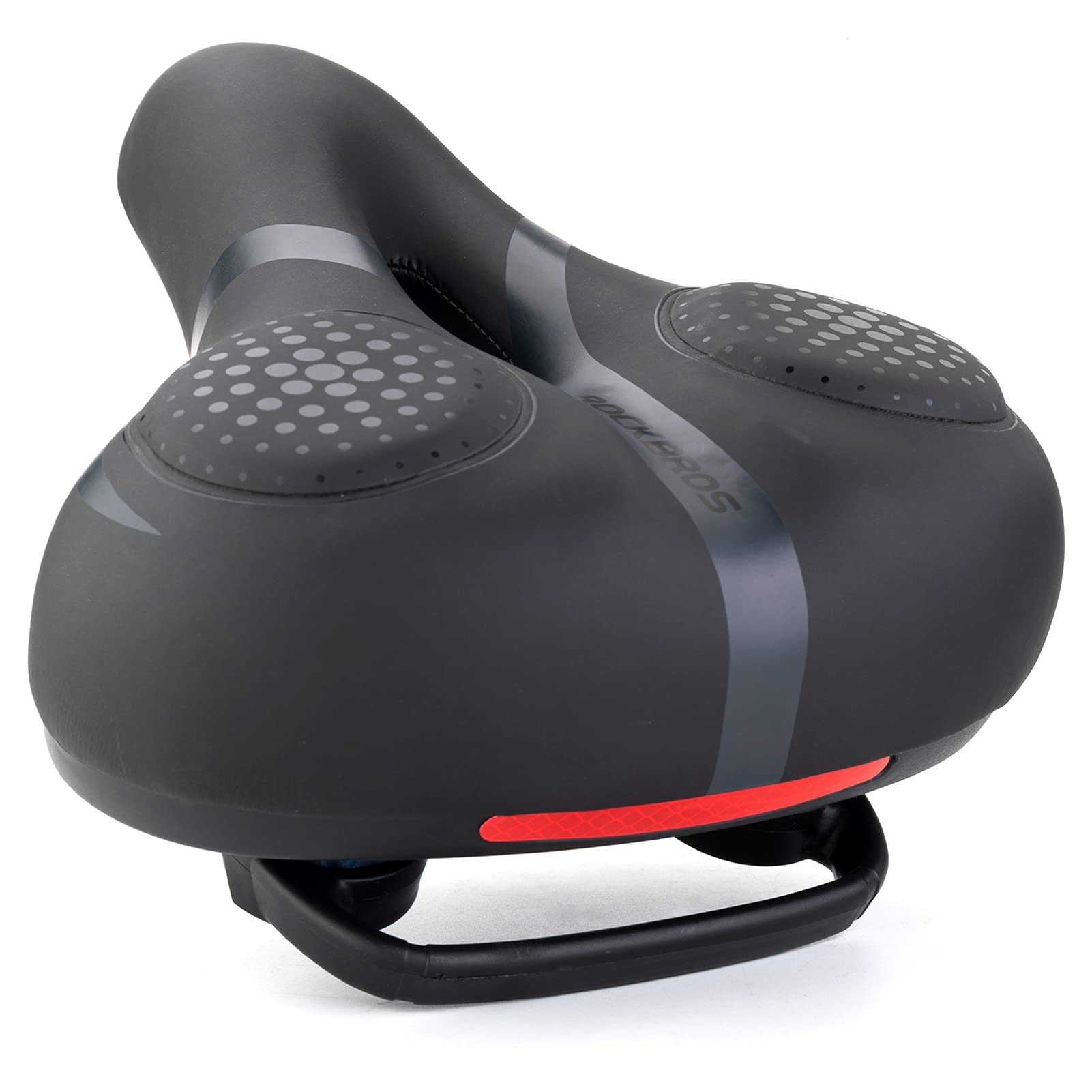 ROCKBROS Gel Bike Saddle Soft Ergonomic Saddle for MTB Bicycle #Color_Black