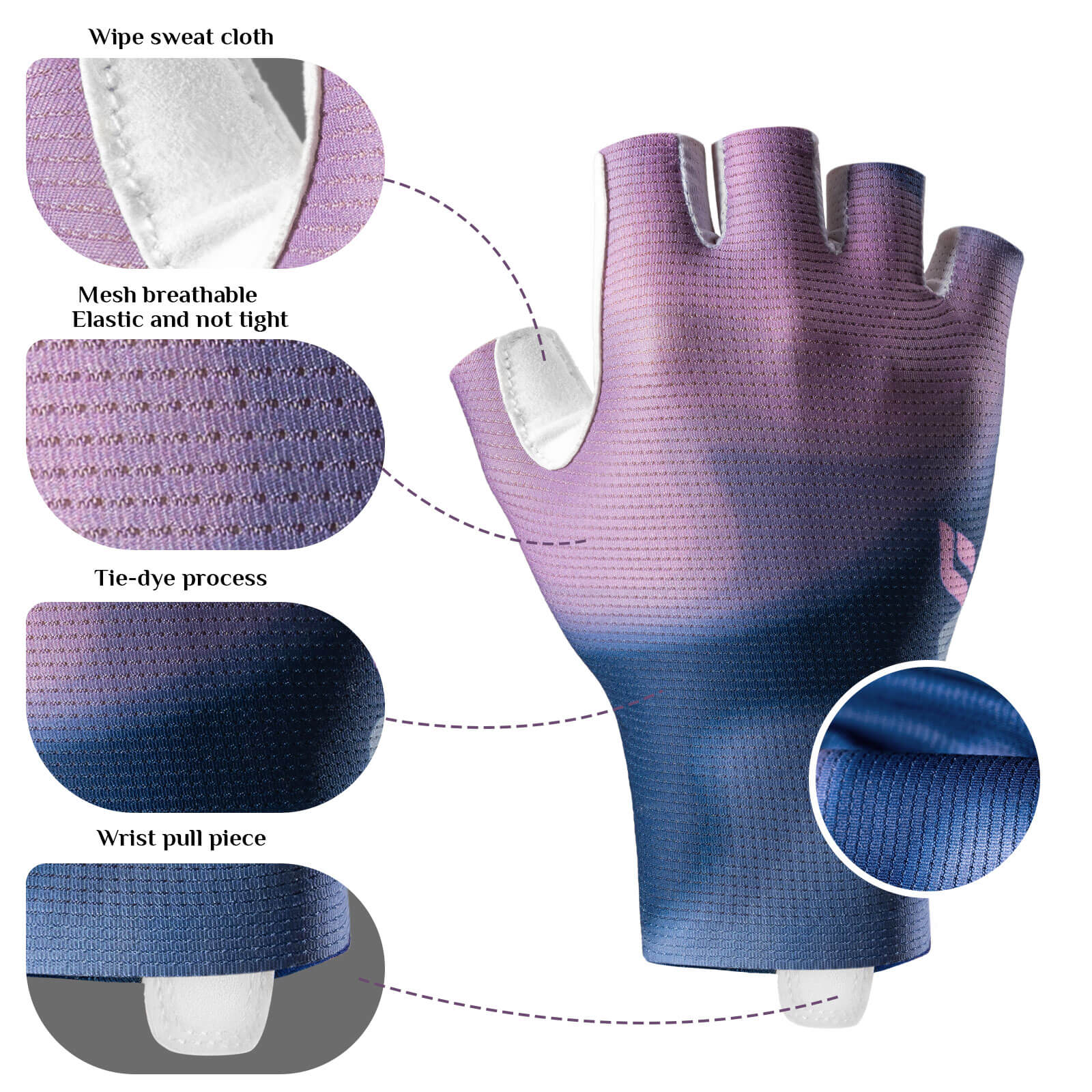 ROCKBROS Women's Half-Finger Cycling Gloves – Ride Comfortably, Grip Confidently!