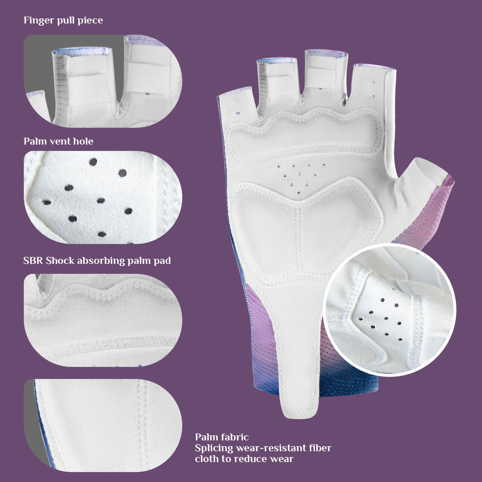 ROCKBROS Women's Half-Finger Cycling Gloves – Ride Comfortably, Grip Confidently!