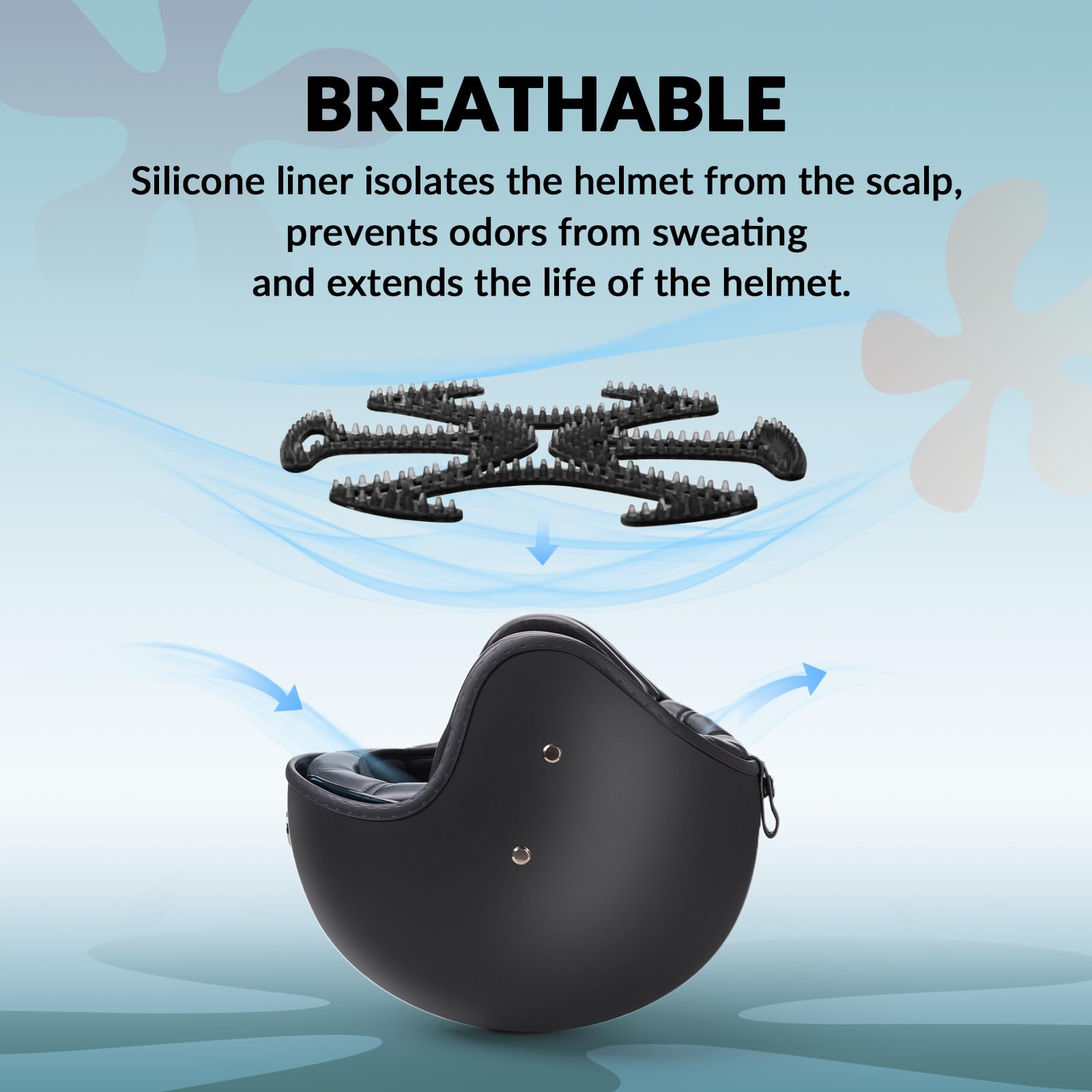 ROCKBROS Helmet Padding Bike & Motorcycle Helmet Pads 3 Colors #Color_Black