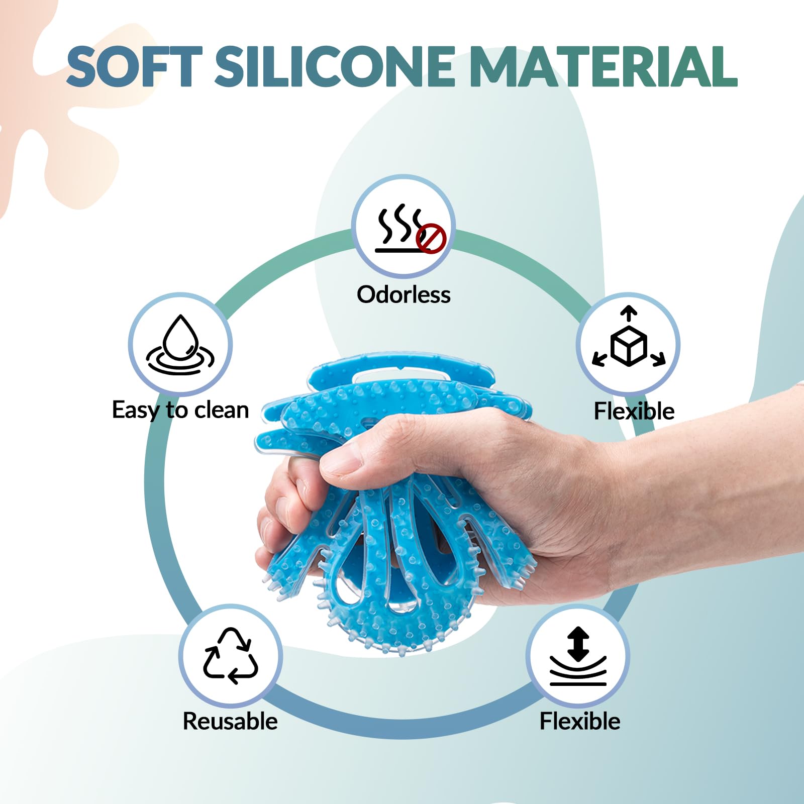 ROCKBROS Helmet Padding Bike & Motorcycle Helmet Pads 3 Colors #Color_Blue