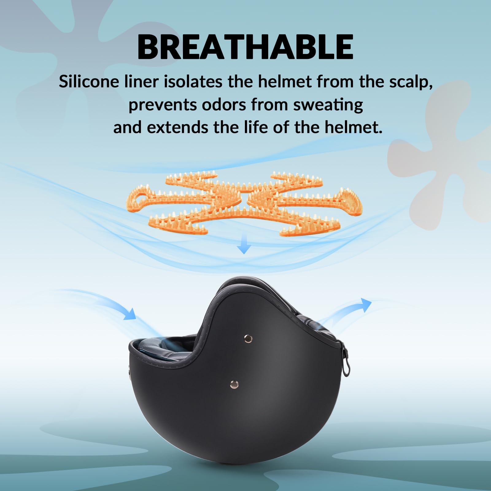 ROCKBROS Helmet Padding Bike & Motorcycle Helmet Pads 3 Colors #Color_Orange