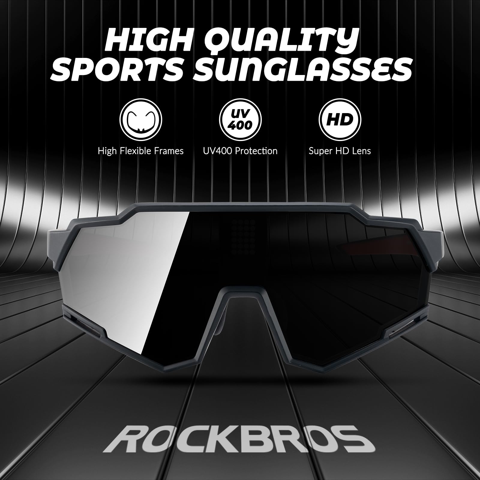 ROCKBROS Intelligent Cycling Glasses Sunglasses Photochromic + Polarized