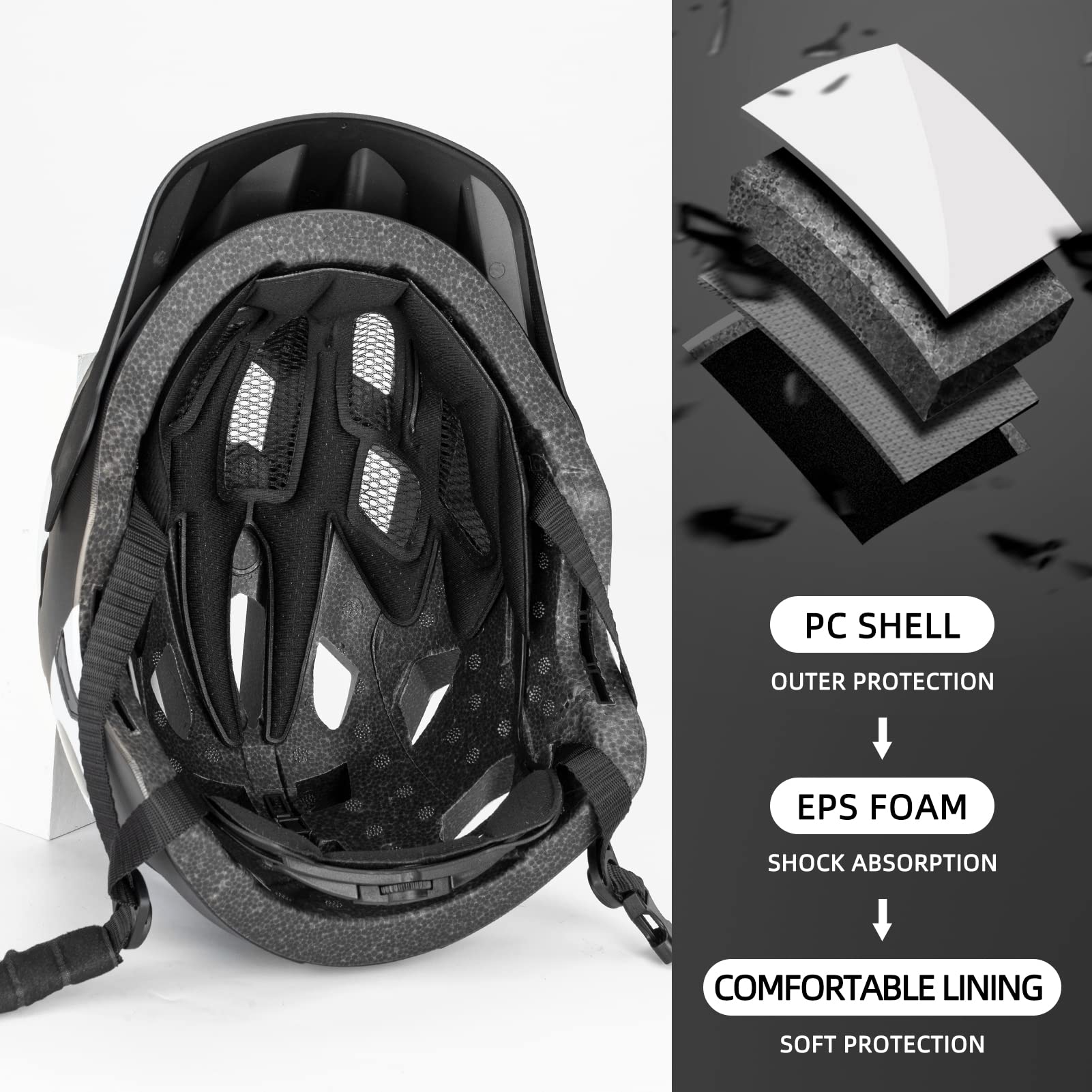 ROCKBROS Kids Helmet Safety Full Face Helmet for BMX MTB & Skateboard #Color_Titanium