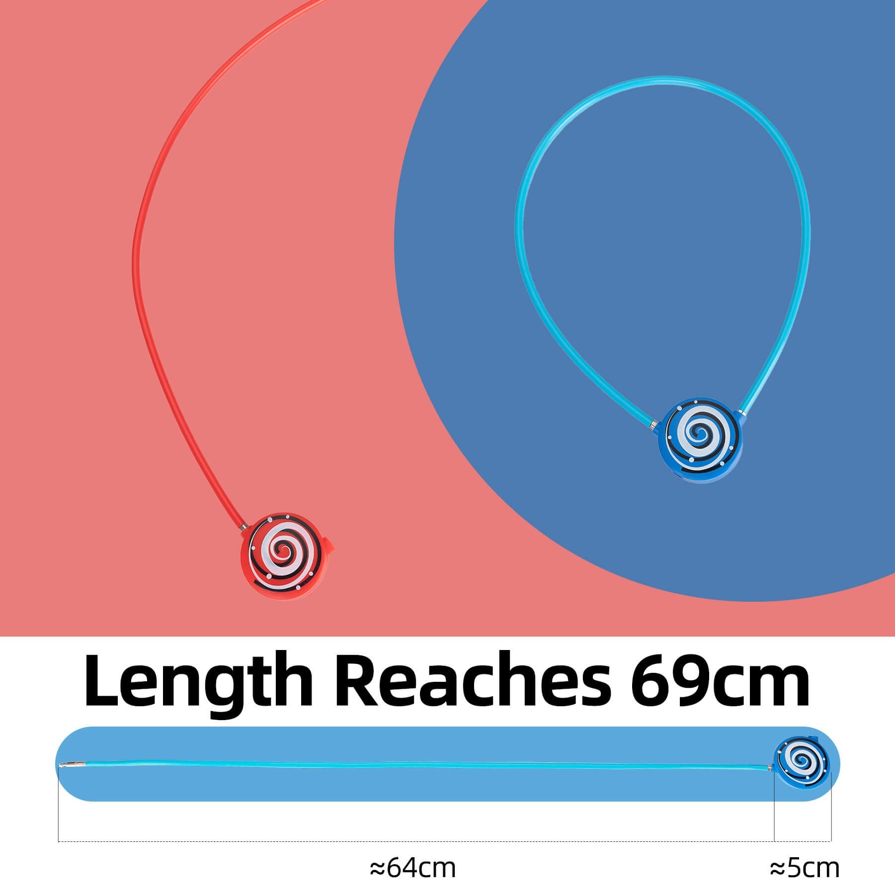 ROCKBROS Lightweight 92g Bike Lock, 5.89mm Anti-Theft Cable for Bikes & More