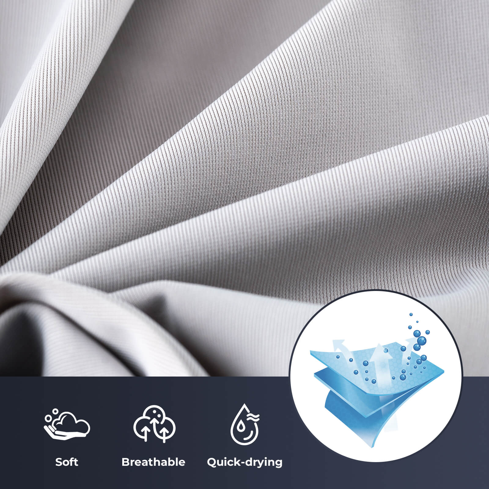 ROCKBROS Men's Long-Sleeve Cycling Jersey – Performance Meets Comfort! #Color_White