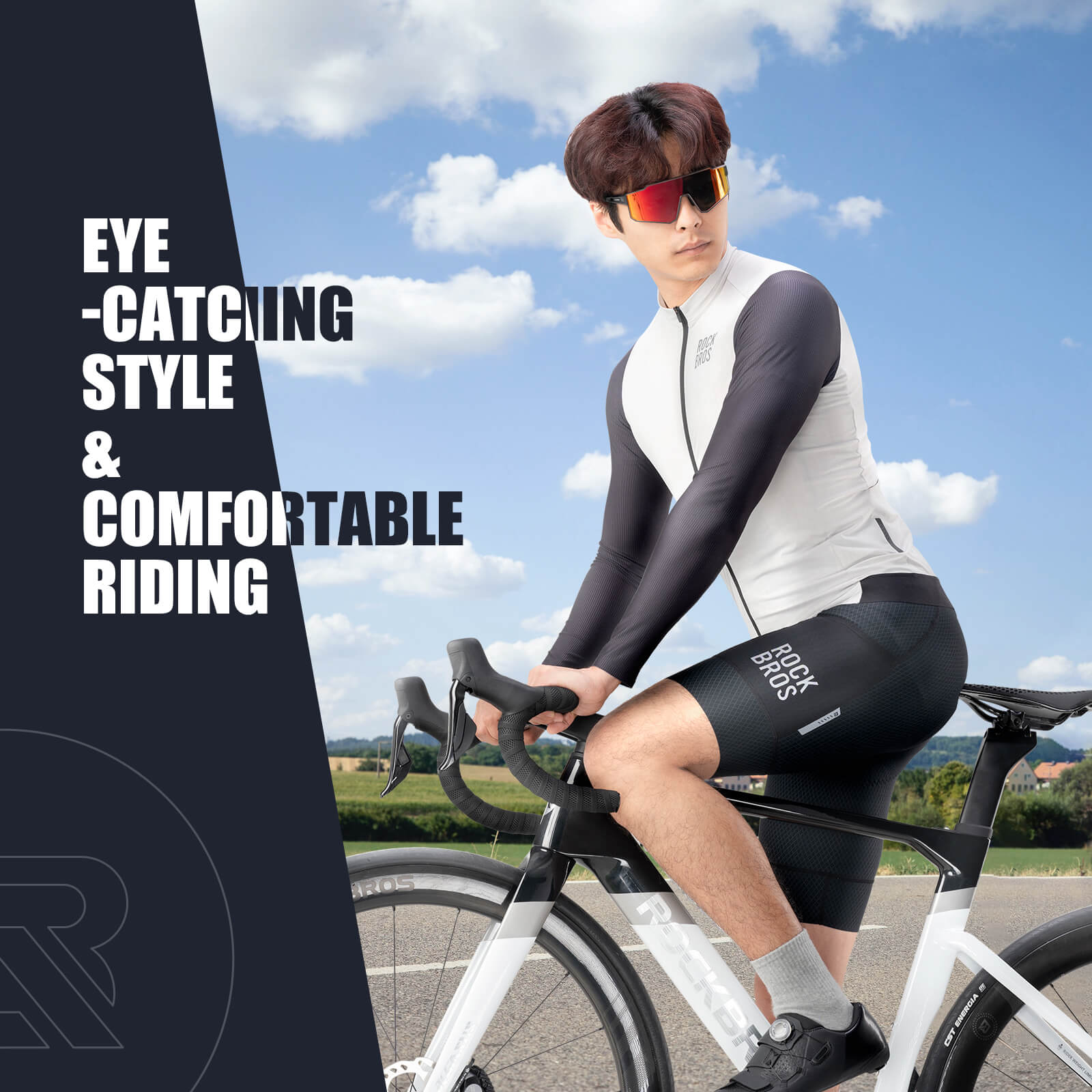 ROCKBROS Men's Long-Sleeve Cycling Jersey – Performance Meets Comfort!