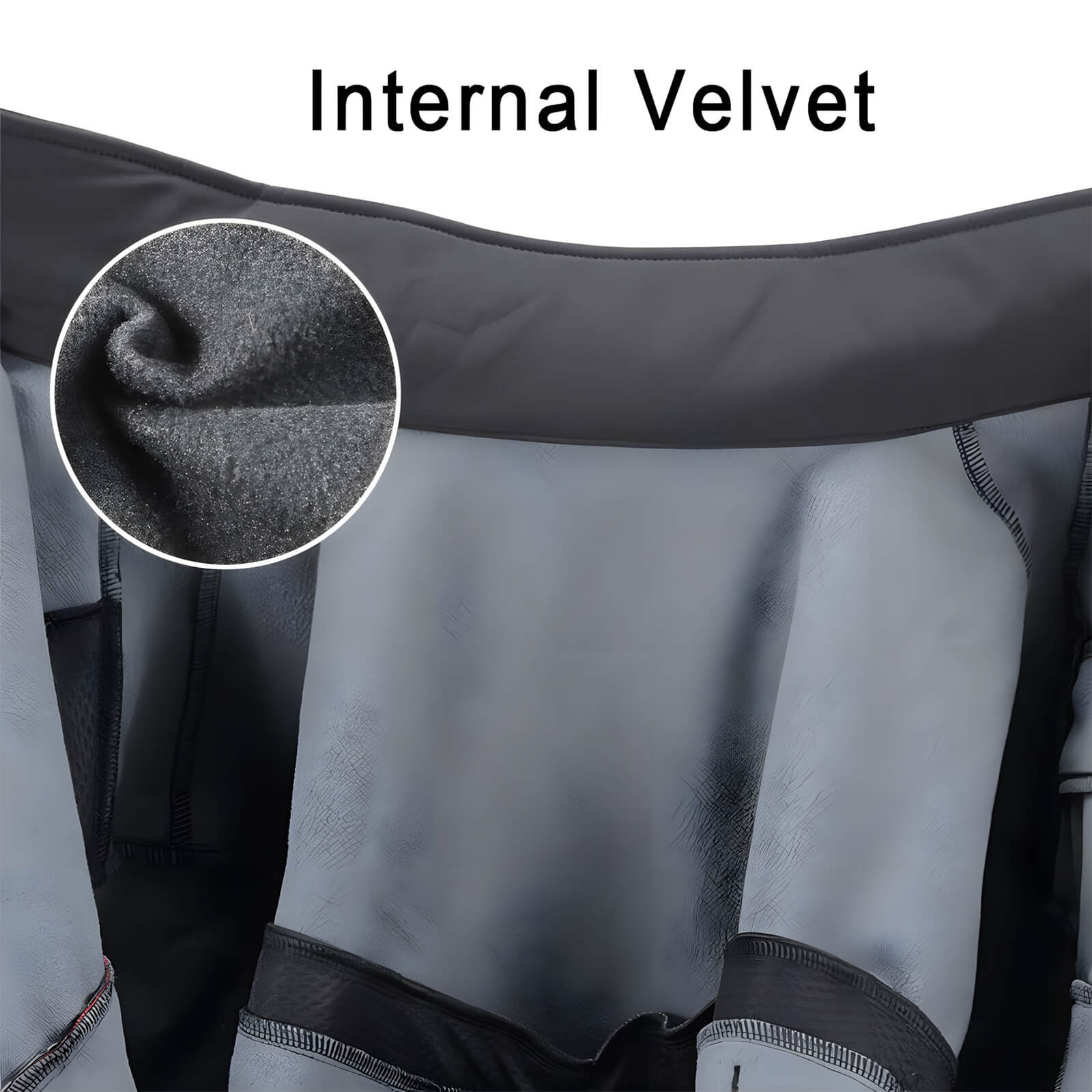 ROCKBROS Men's Winter Fleece Cycling Jacket Windproof Reflective