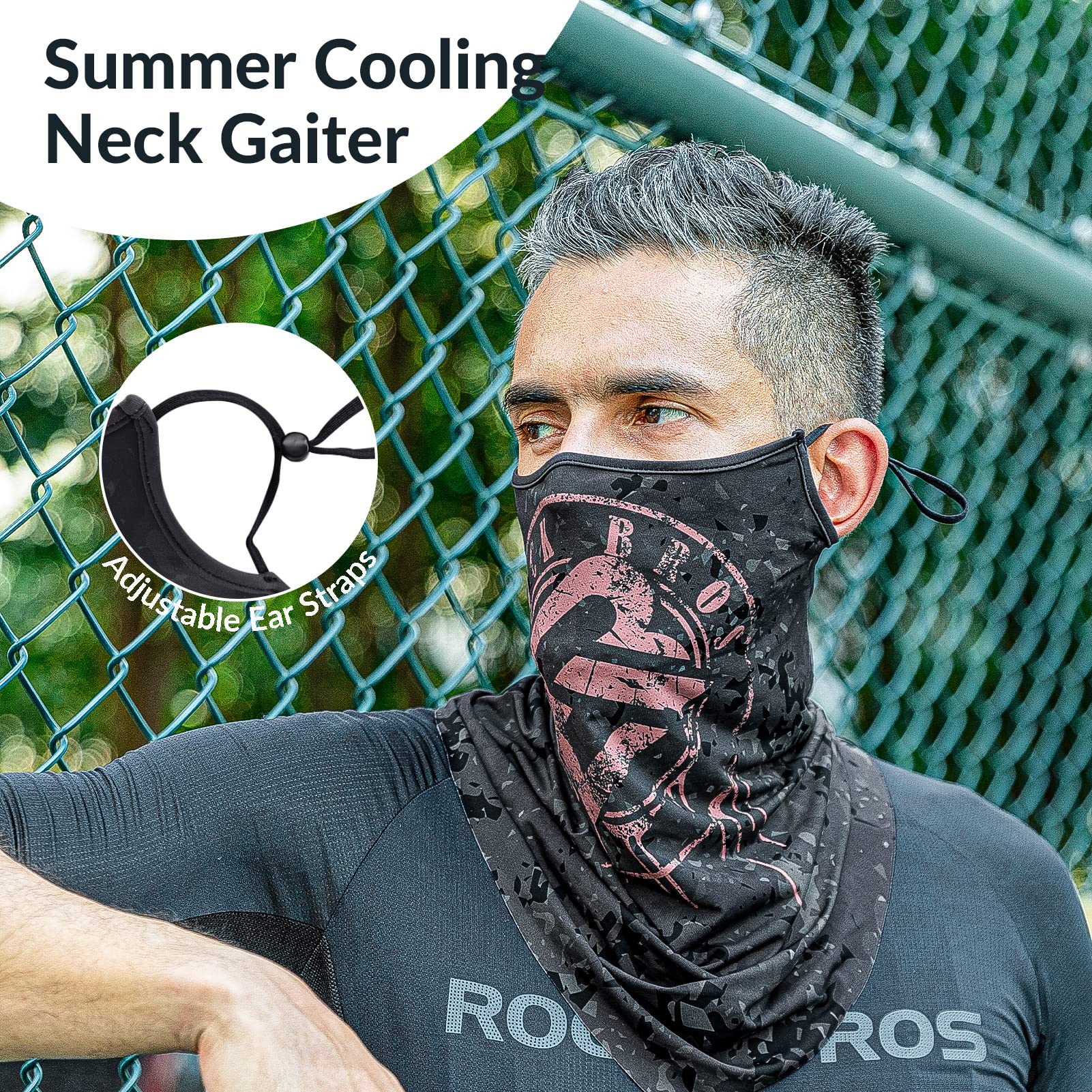 ROCKBROS Neckerchief Tube Scarf Multifunctional Quick-drying Bandana
