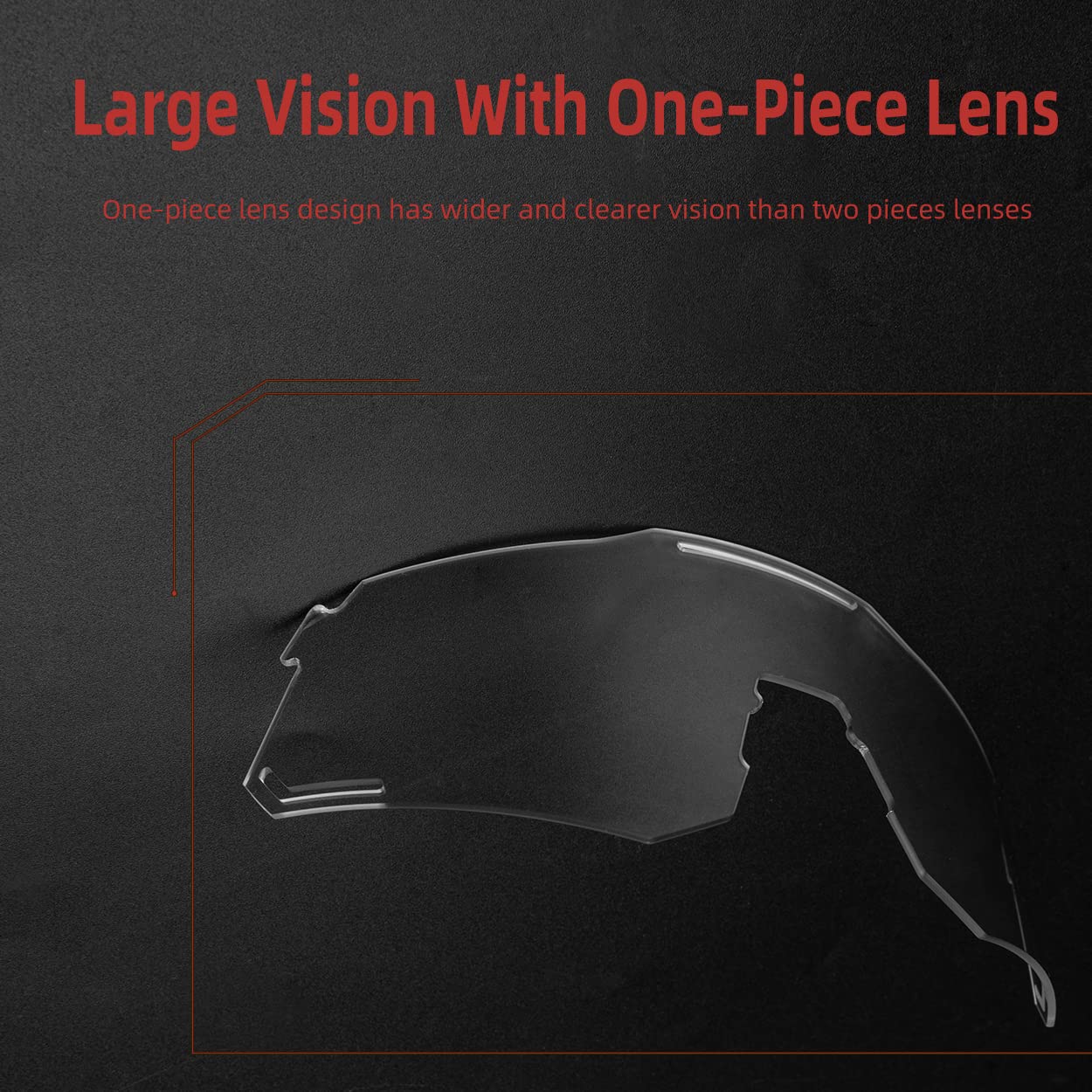 ROCKBROS Photochromic Cycling Glasses UV Protection Sunglasses Transparent