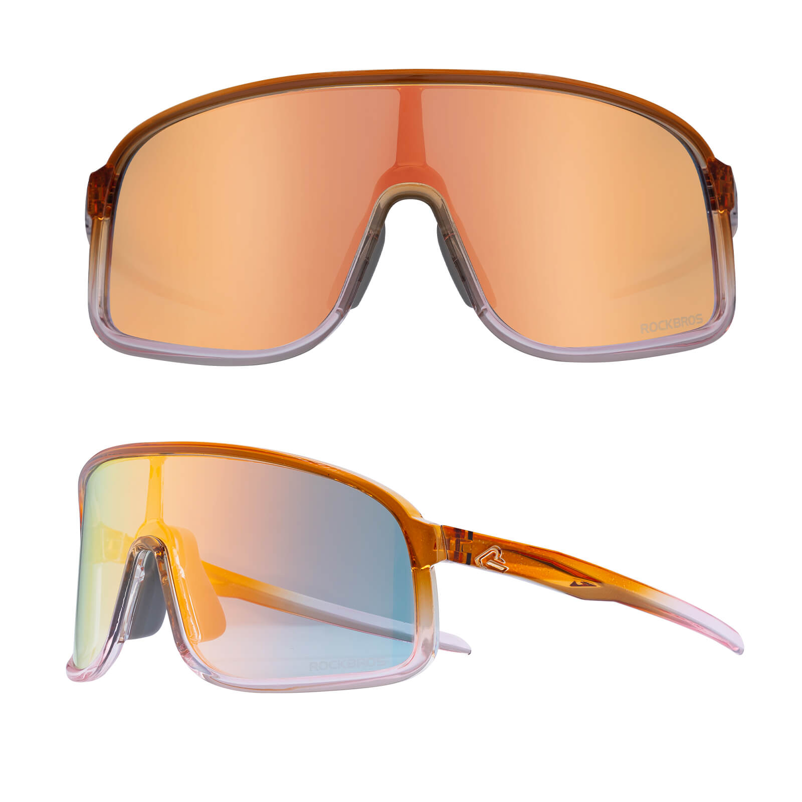 ROCKBROS-Photochromic-Sunglasses-TR90-Frame-Cycling-Glasses-UV400-Unisex-SP350 #Color_Caramel