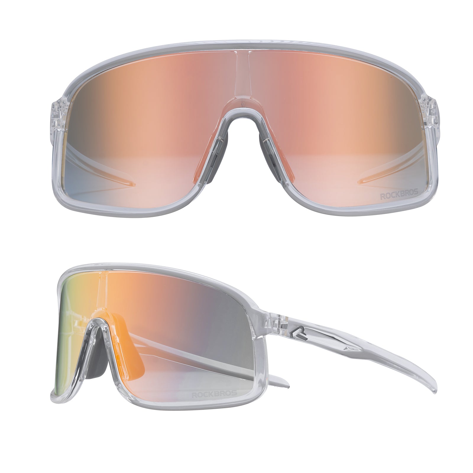 ROCKBROS-Photochromic-Sunglasses-TR90-Frame-Cycling-Glasses-UV400-Unisex-SP350 #Color_Transparent