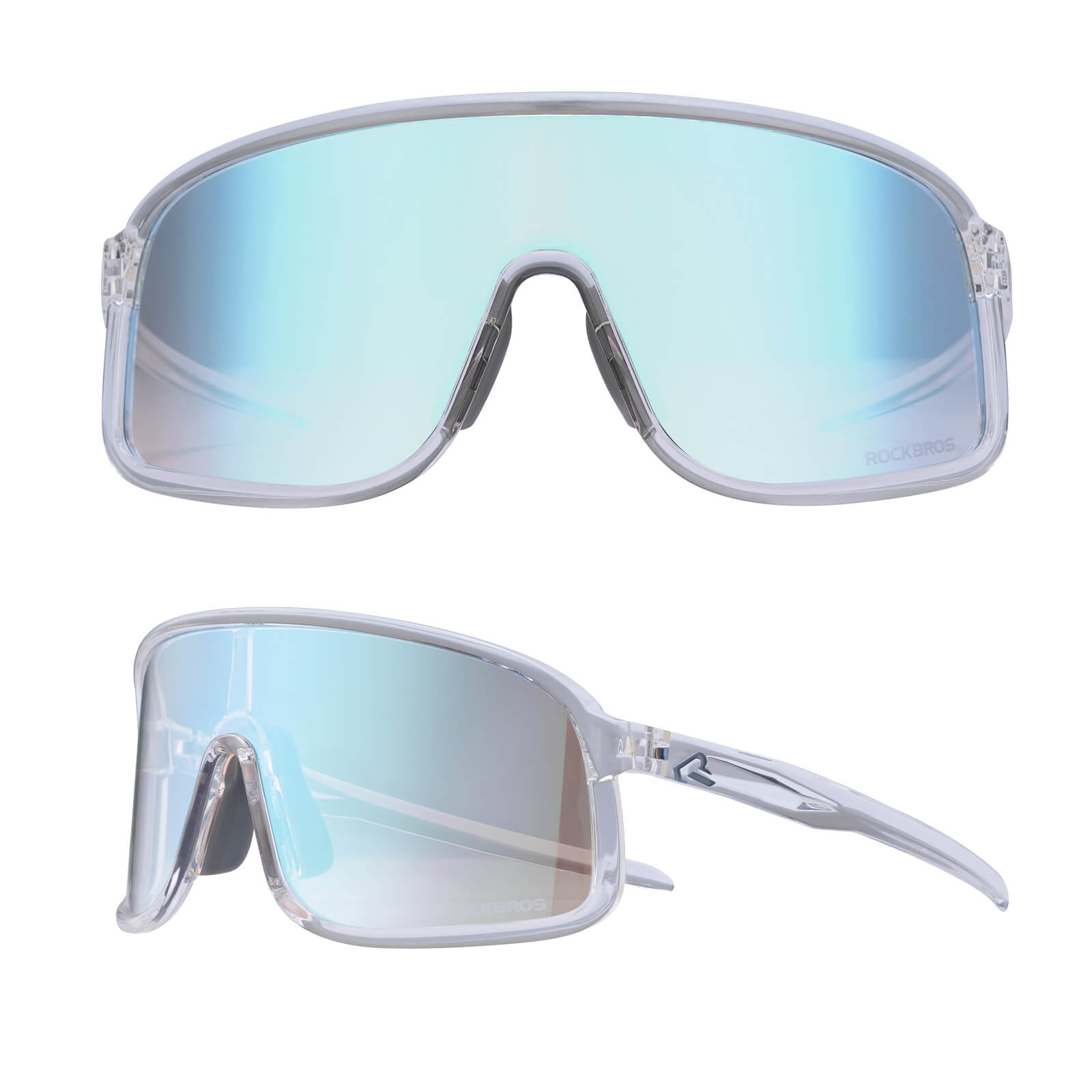 ROCKBROS-Photochromic-Sunglasses-TR90-Frame-Cycling-Glasses-UV400-Unisex-SP350 #Color_White