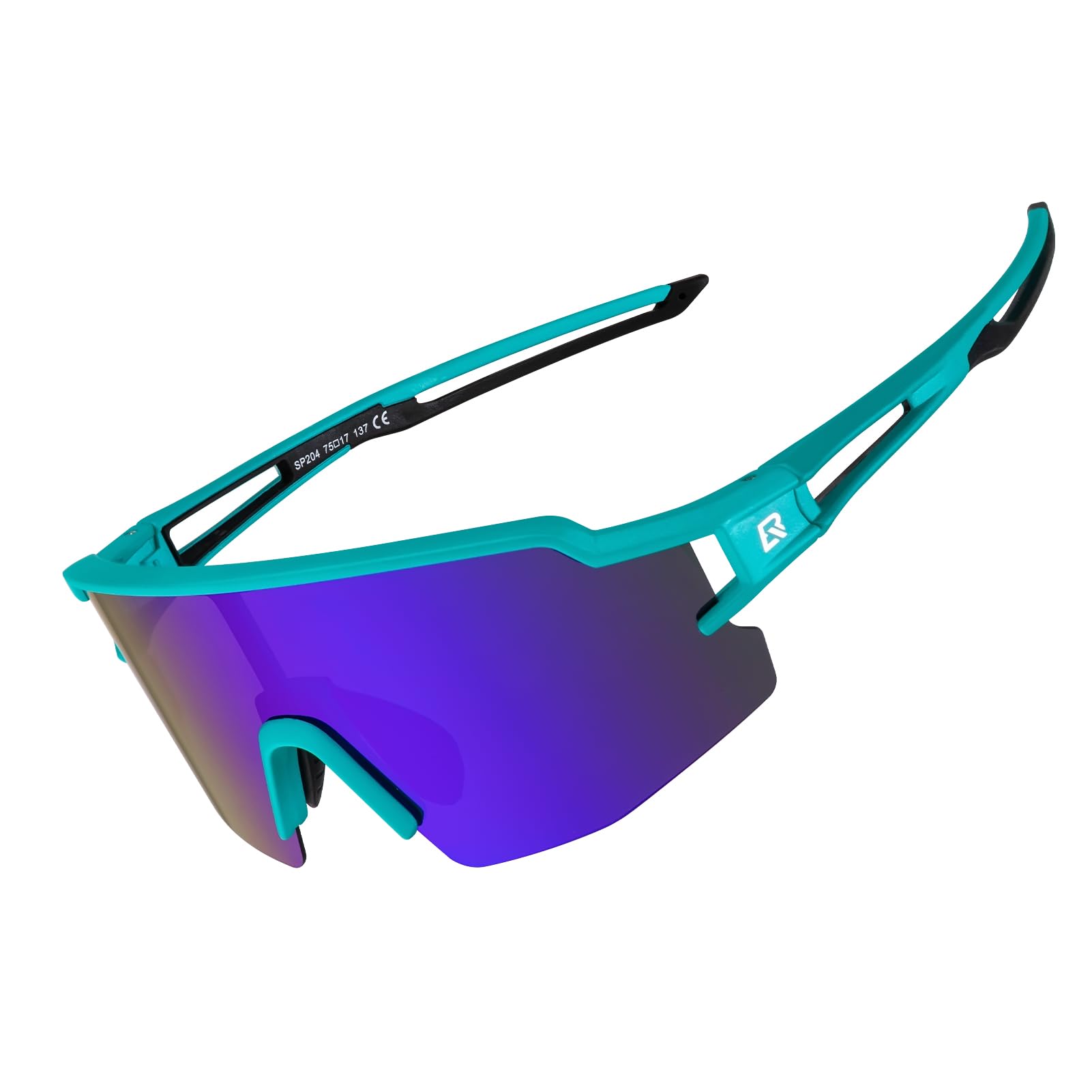 ROCKBROS Polarized Sunglasses Mens Womens Cycling Glasses for Outdoor Sports #Color_Turquoise Blue