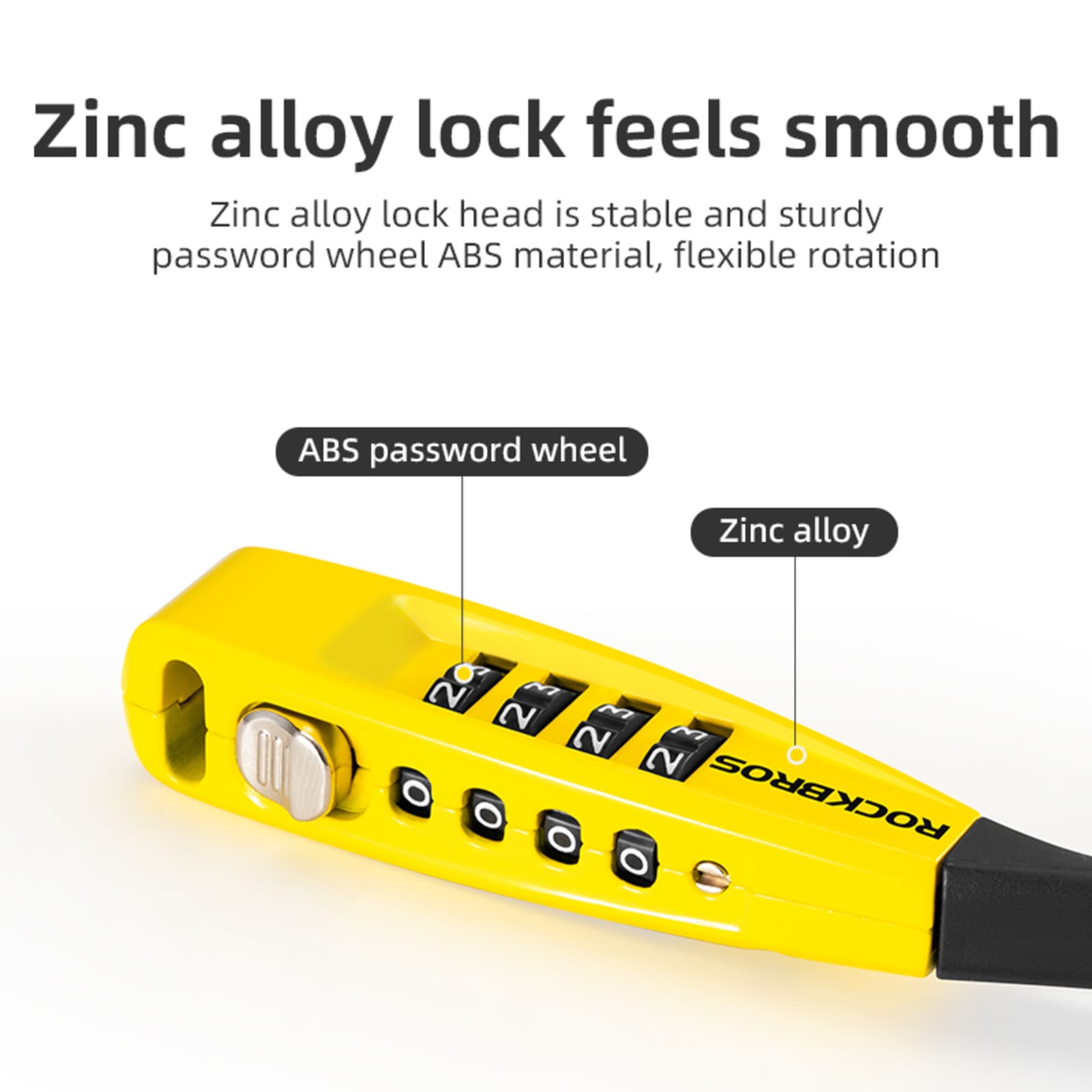 ROCKBROS Portable Zip Tie Password Lock – Ultra-Lightweight Anti-Theft Security