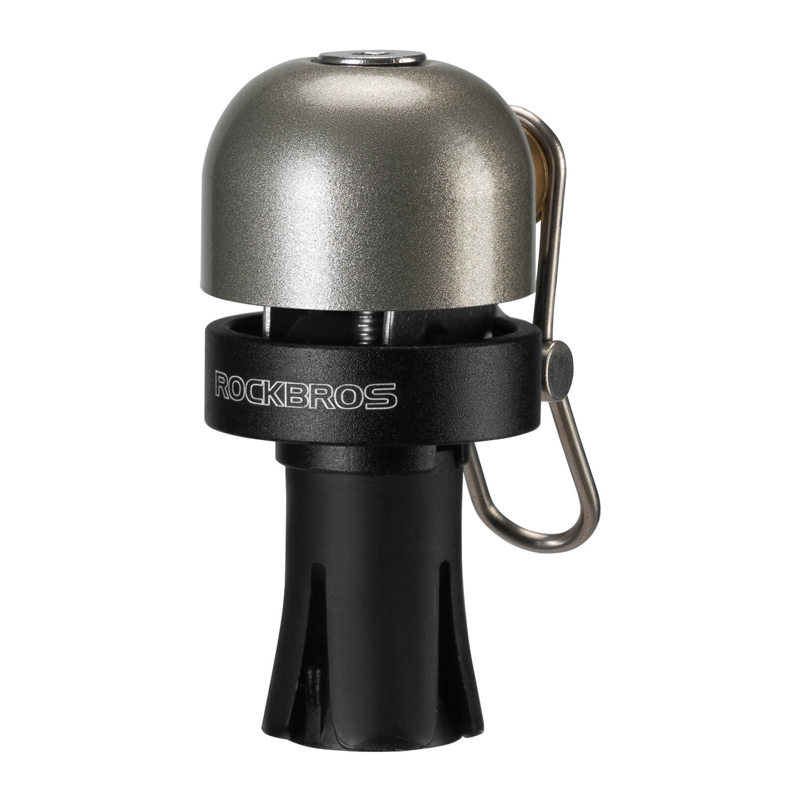 ROCKBROS Road Bike Bell Handlebar Plug – Smart, Compact & Loud! #Color_Titanium