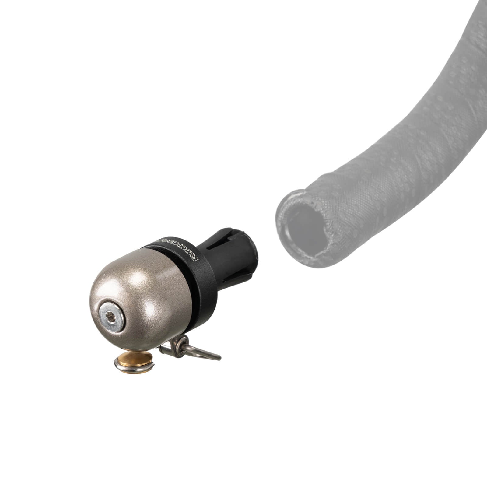 ROCKBROS Road Bike Bell Handlebar Plug – Smart, Compact & Loud! #Color_Titanium