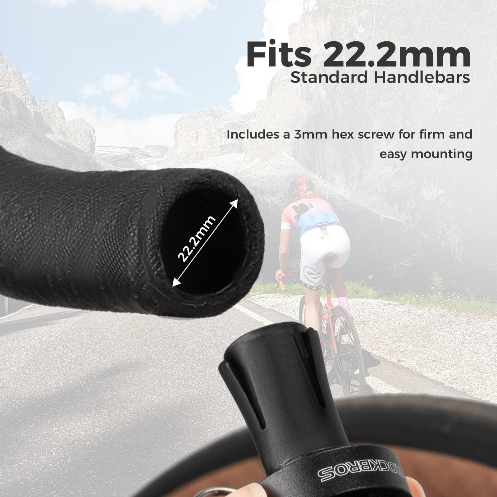 ROCKBROS Road Bike Bell Handlebar Plug – Smart, Compact & Loud!