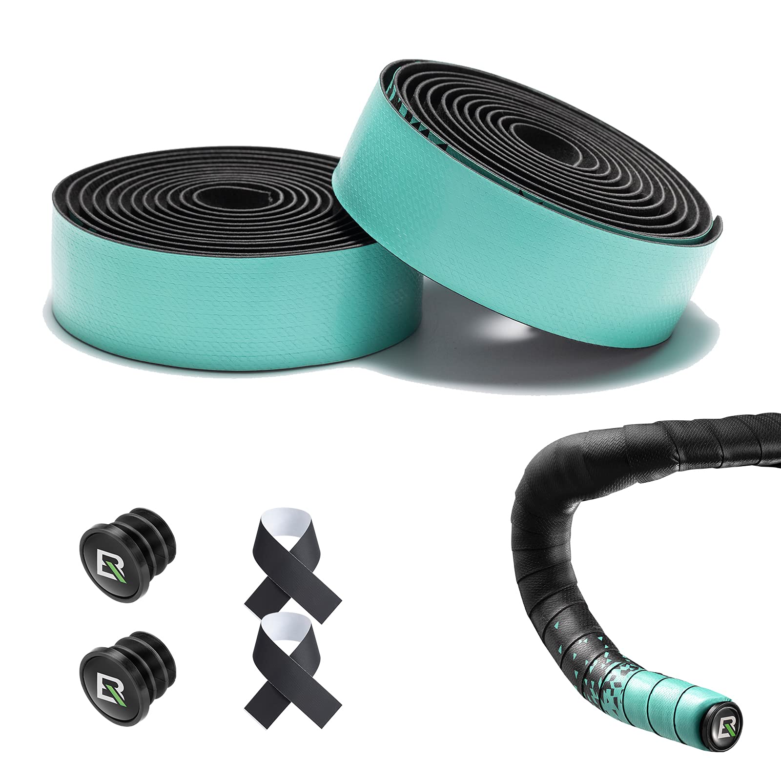 ROCKBROS Road Bike Handle Straps EVA Durable Grip Tape with Handlebar Plugs