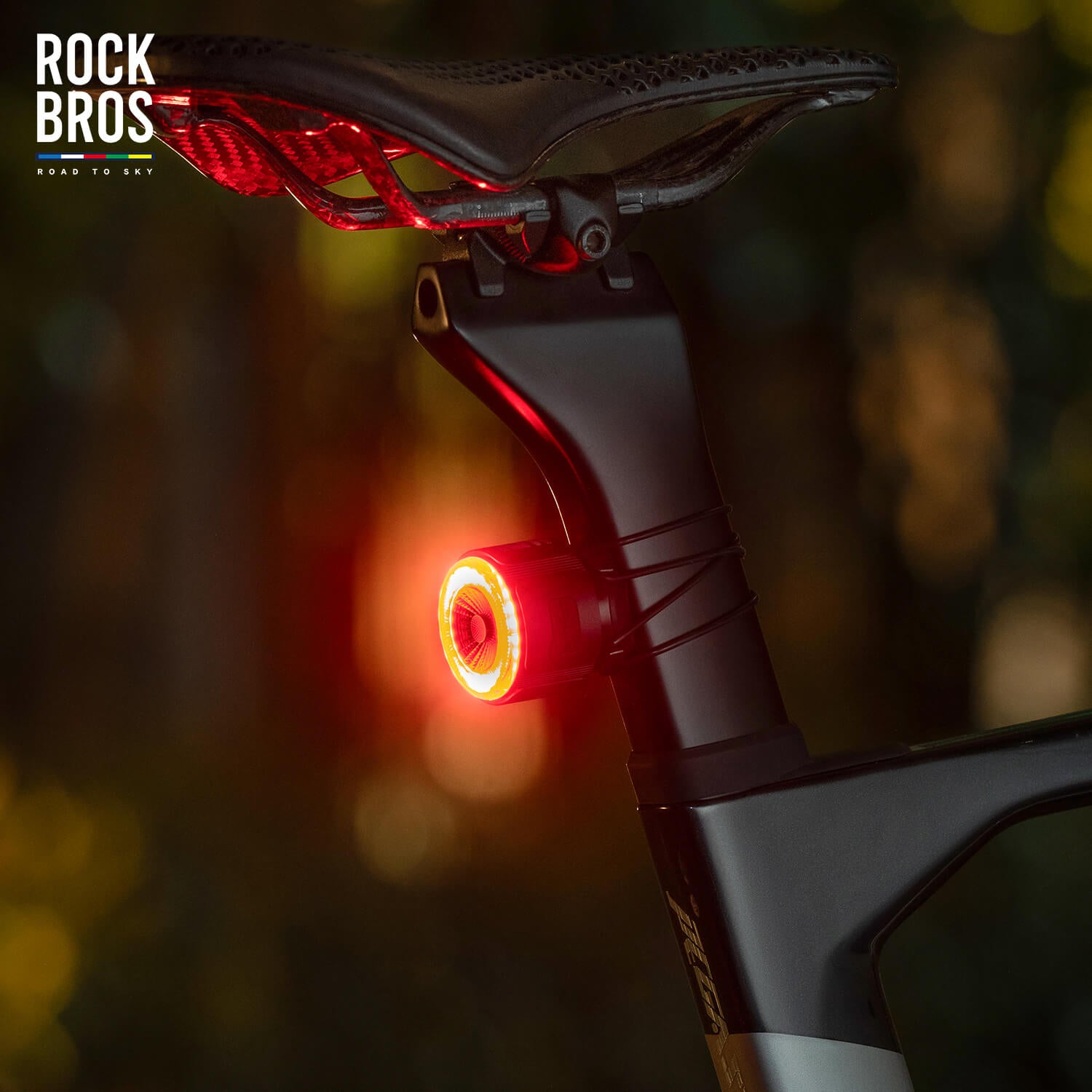 ROCKBROS Road-to-Sky Bike Rear Light - SUPER6