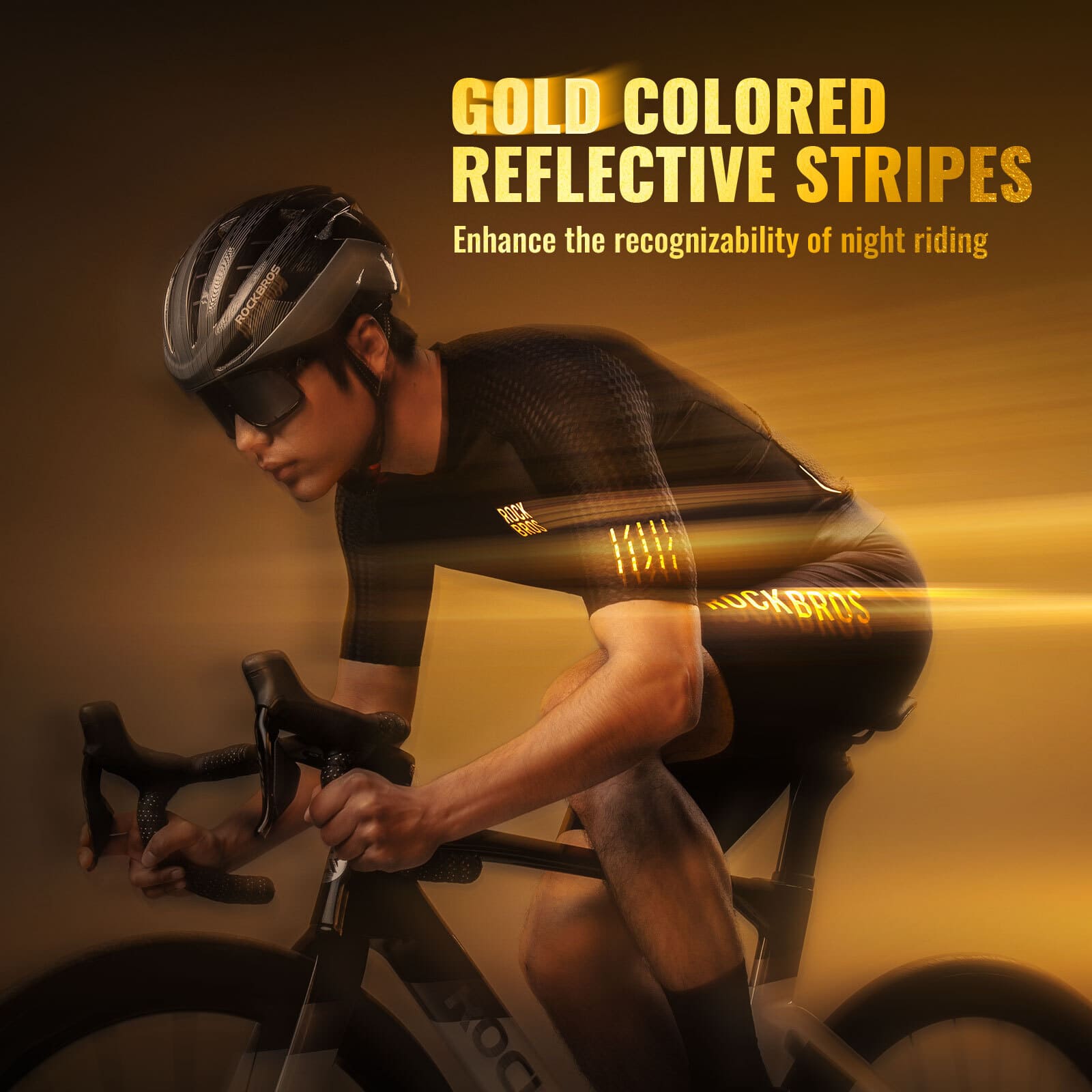 ROCKBROS Men’s Cycling Jersey – Diamond Pattern | Ride Hard, Stay Stylish!