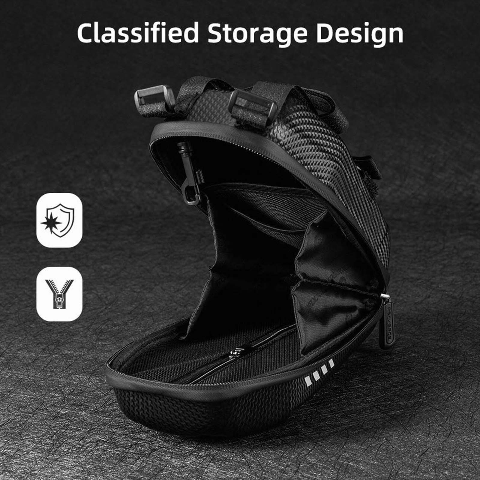 ROCKBROS Scooter Bag Bike Storage Bag Easy Installation Large 2L 3L