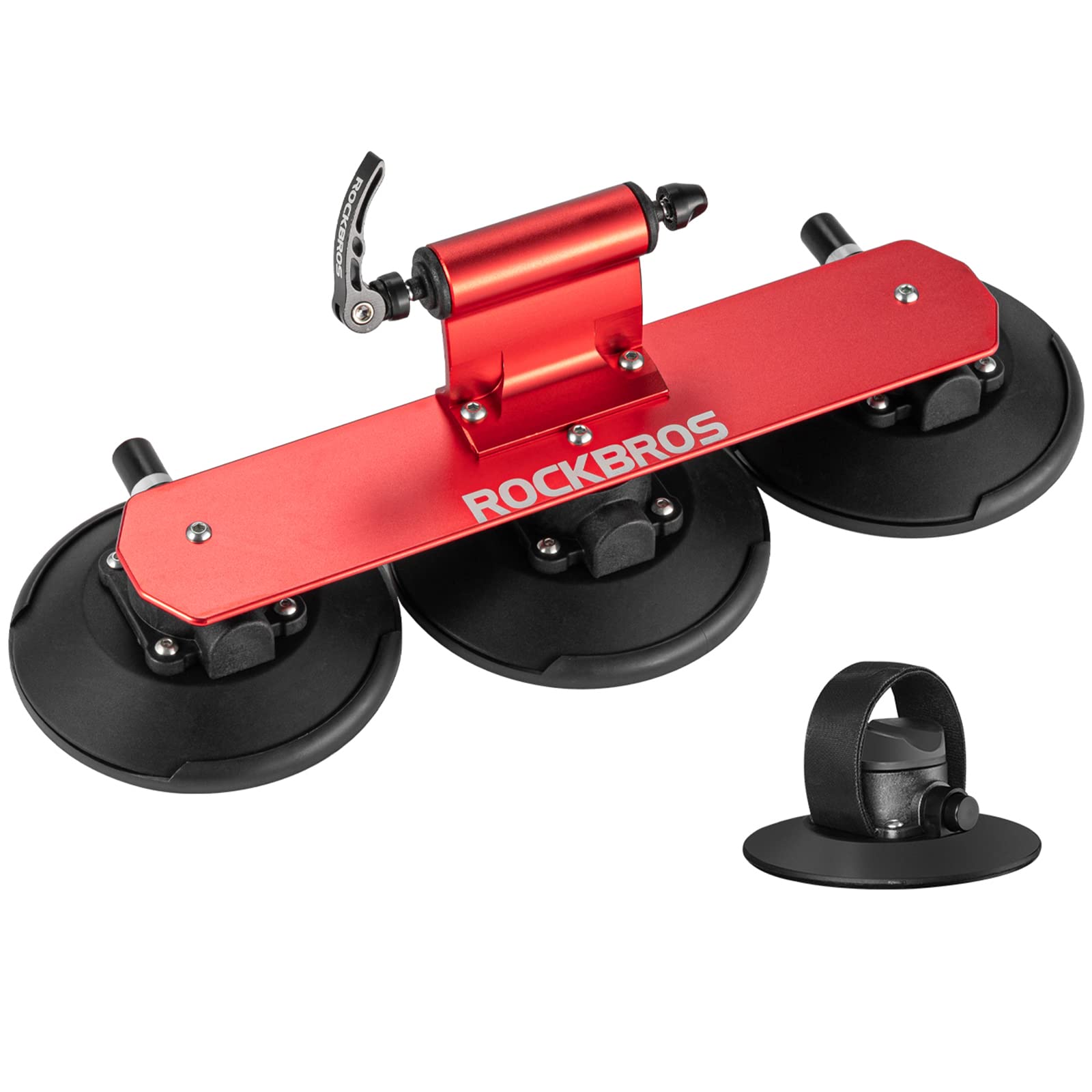 ROCKBROS Suction Cup Bike Rack for Car Roof Quick Release #Style_ One-Bike Version