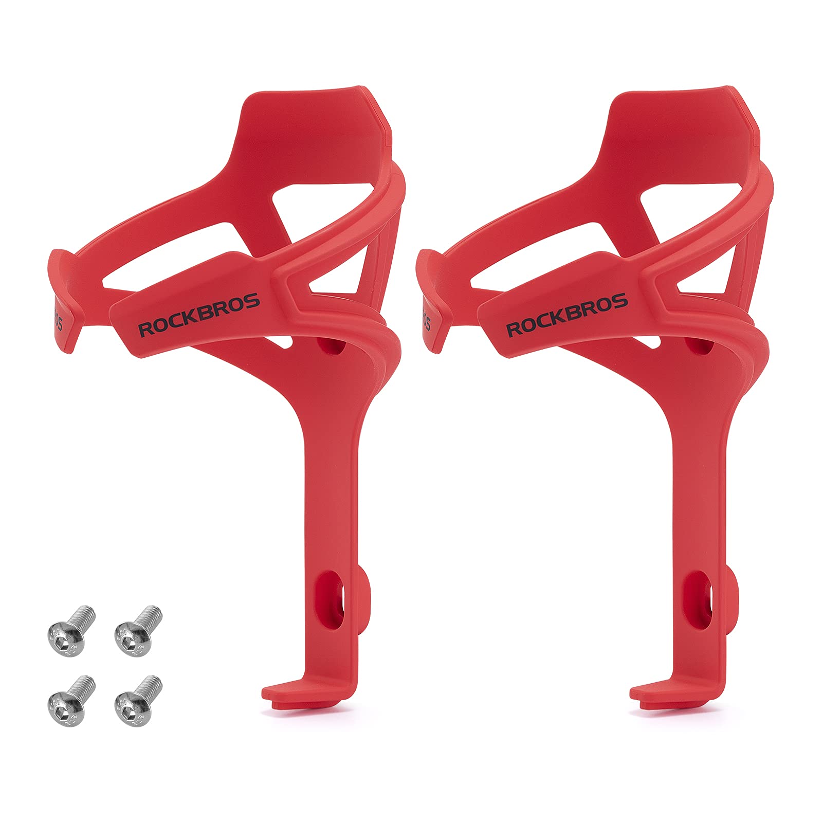 ROCKBROS Ultralight Bike Bottle Cage – For MTB & Road #Color_Red