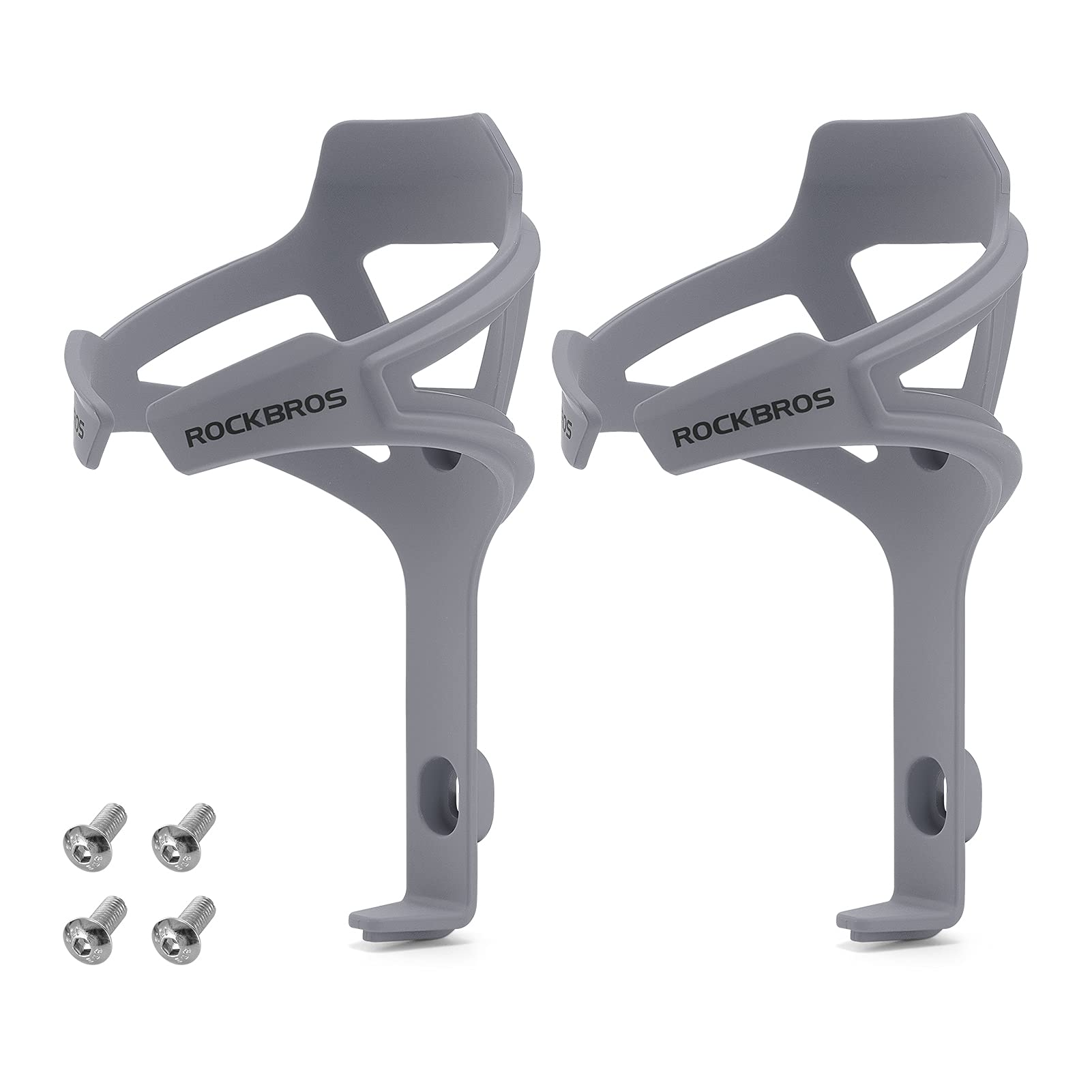 ROCKBROS Ultralight Bike Bottle Cage – For MTB & Road #Color_Gray