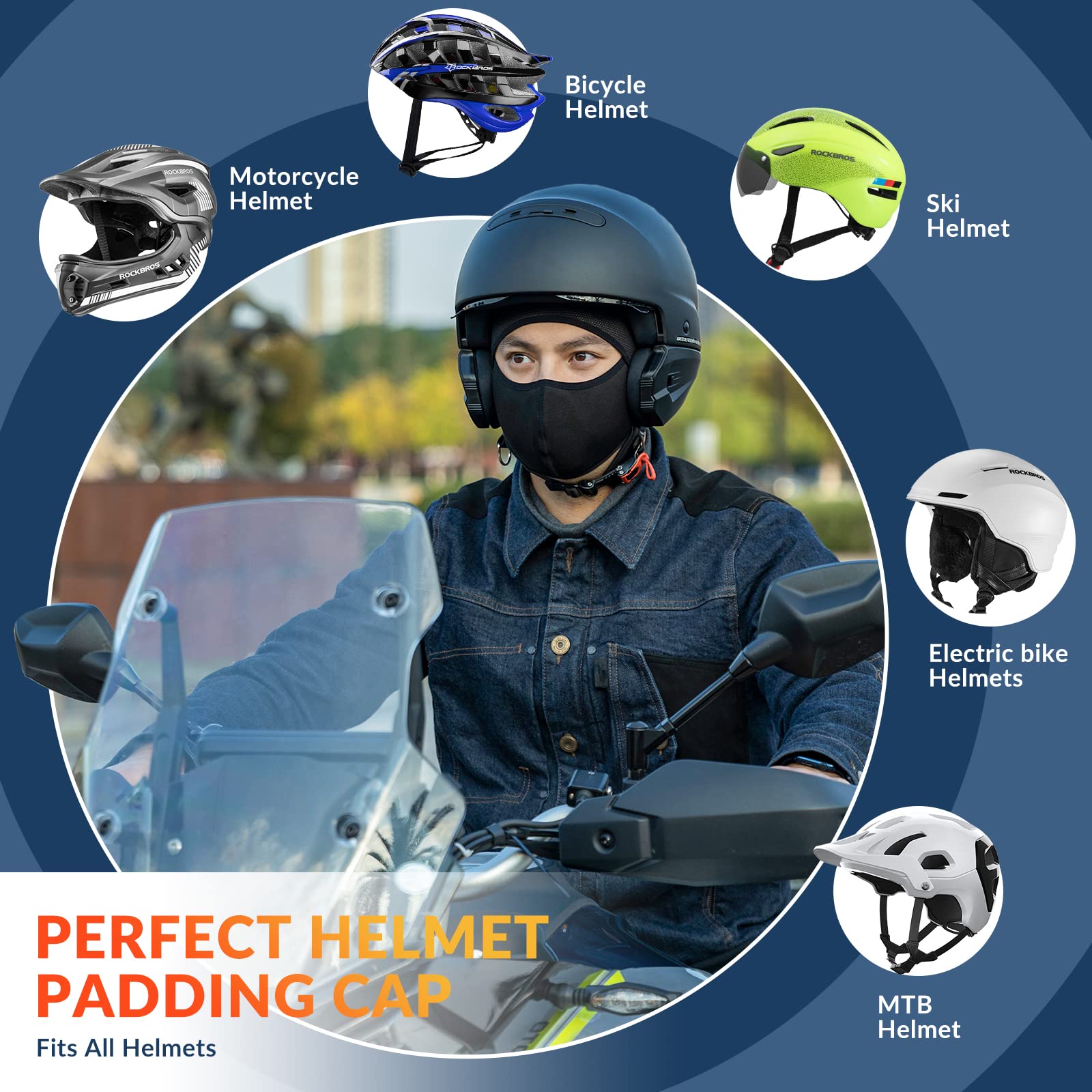 ROCKBROS Warm Windproof Waterproof Leg Gaiters for Hiking and Snow