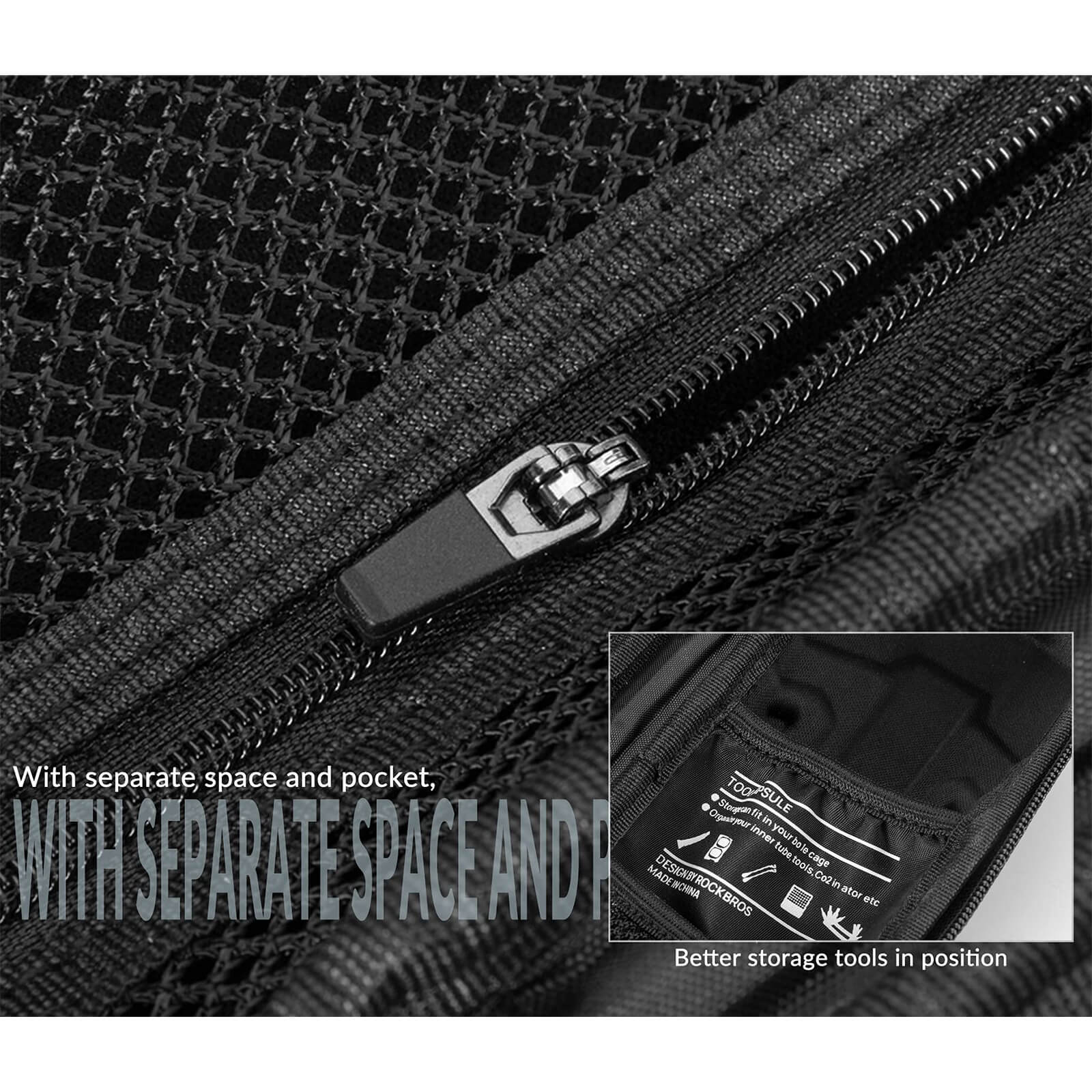 ROCKBROS Portable Bike Organizer Bag Multifunctional Repair Bag