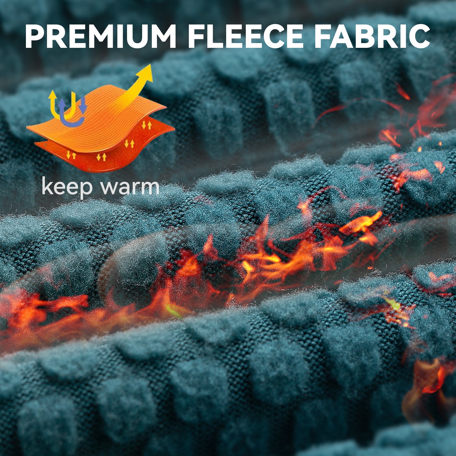 ROCKBROS Windproof Winter Fleece Cycling Trousers