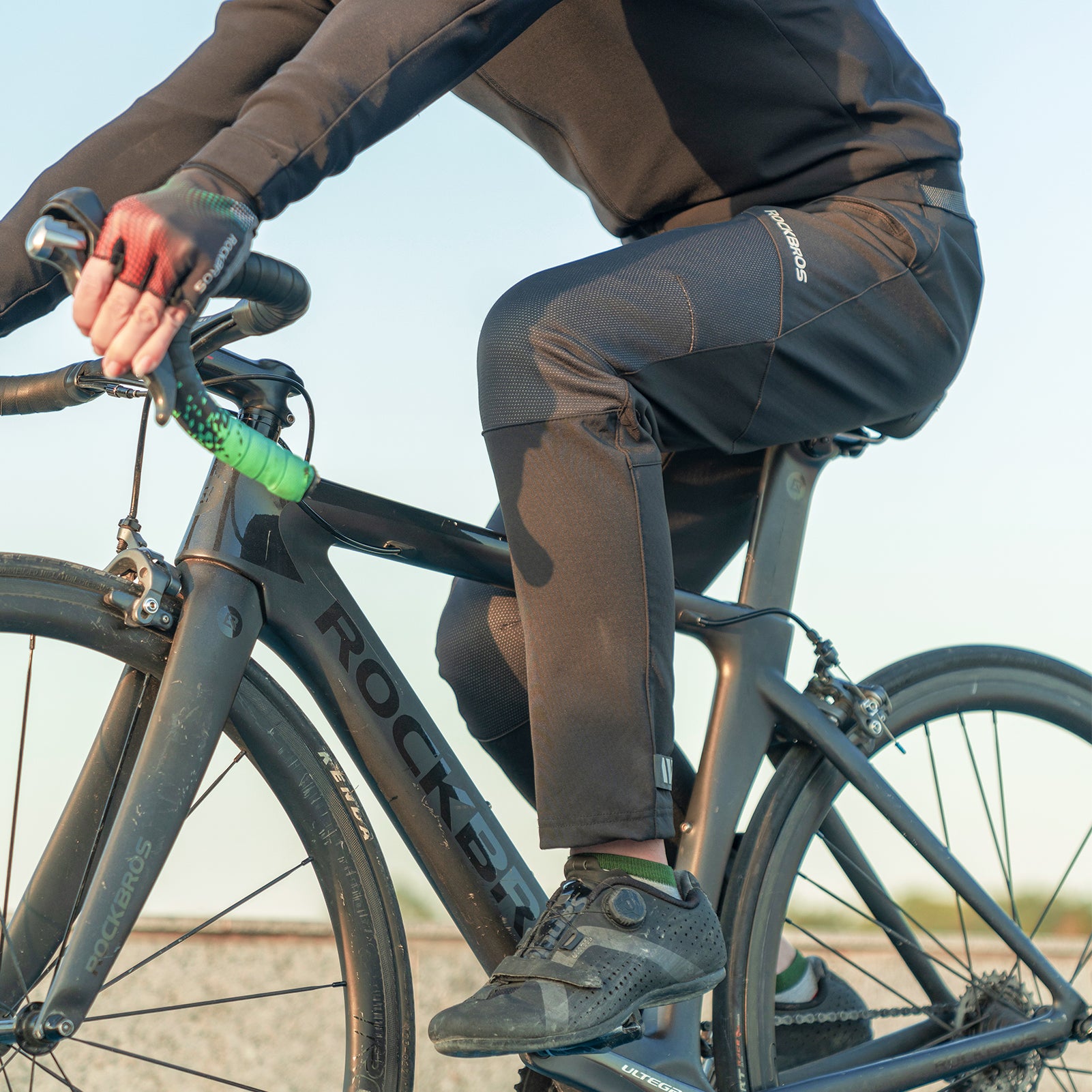 ROCKBROS Windproof Winter Fleece Cycling Trousers