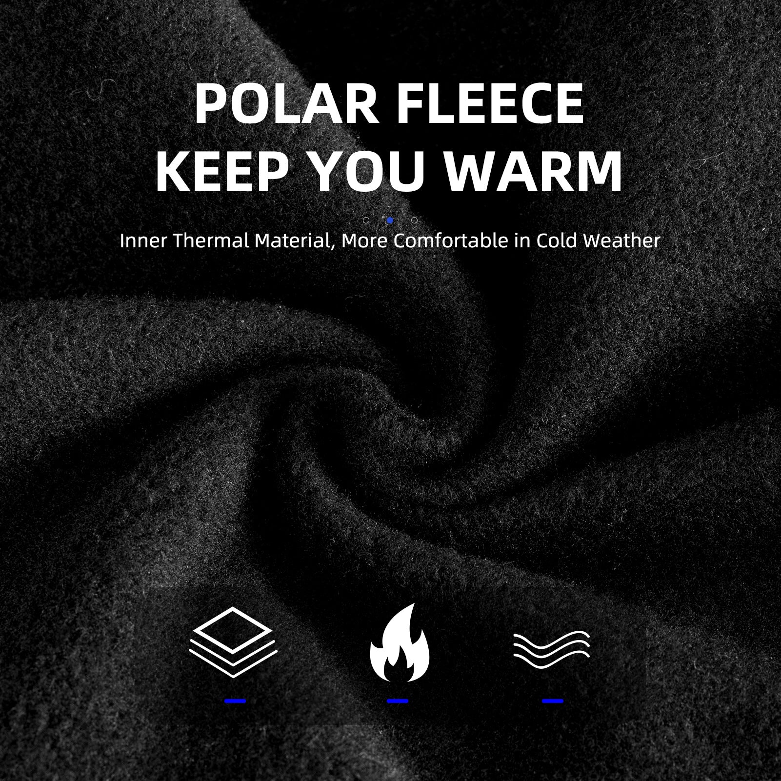 ROCKBROS winter balaclava with filter, thermal and windproof headcover, ideal for cycling and outdoor activities in cold weather