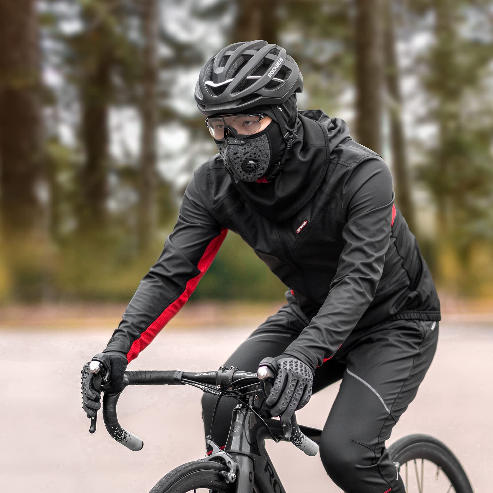 ROCKBROS Winter Cycling Jacket for Men Outdoor Sports Soft Shell Jacket