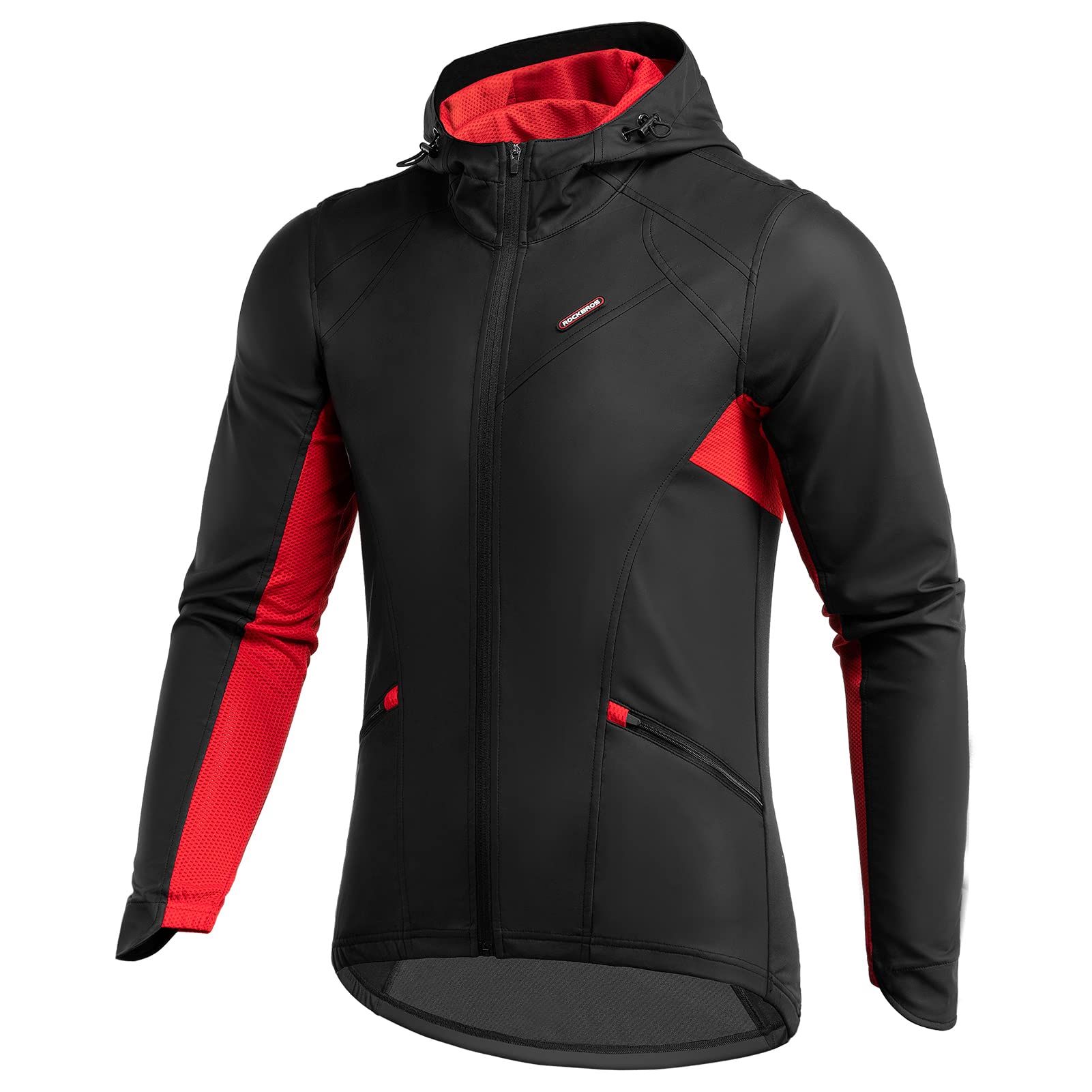 ROCKBROS Winter Cycling Jacket for Men Outdoor Sports Soft Shell Jacke