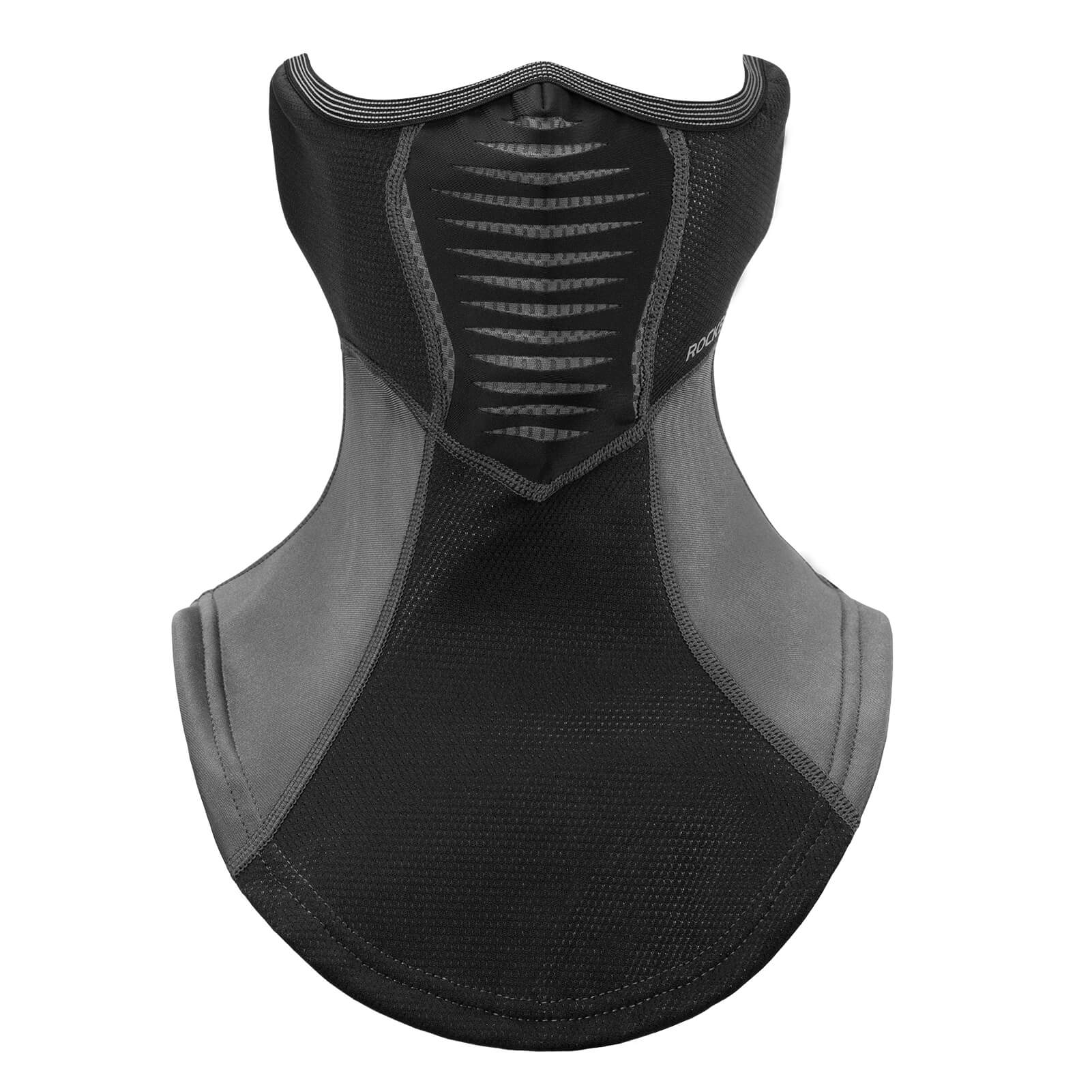 ROCKBROS Winter Windproof Balaclava Warm Cycling Cover #Style_Half Face Black Gray