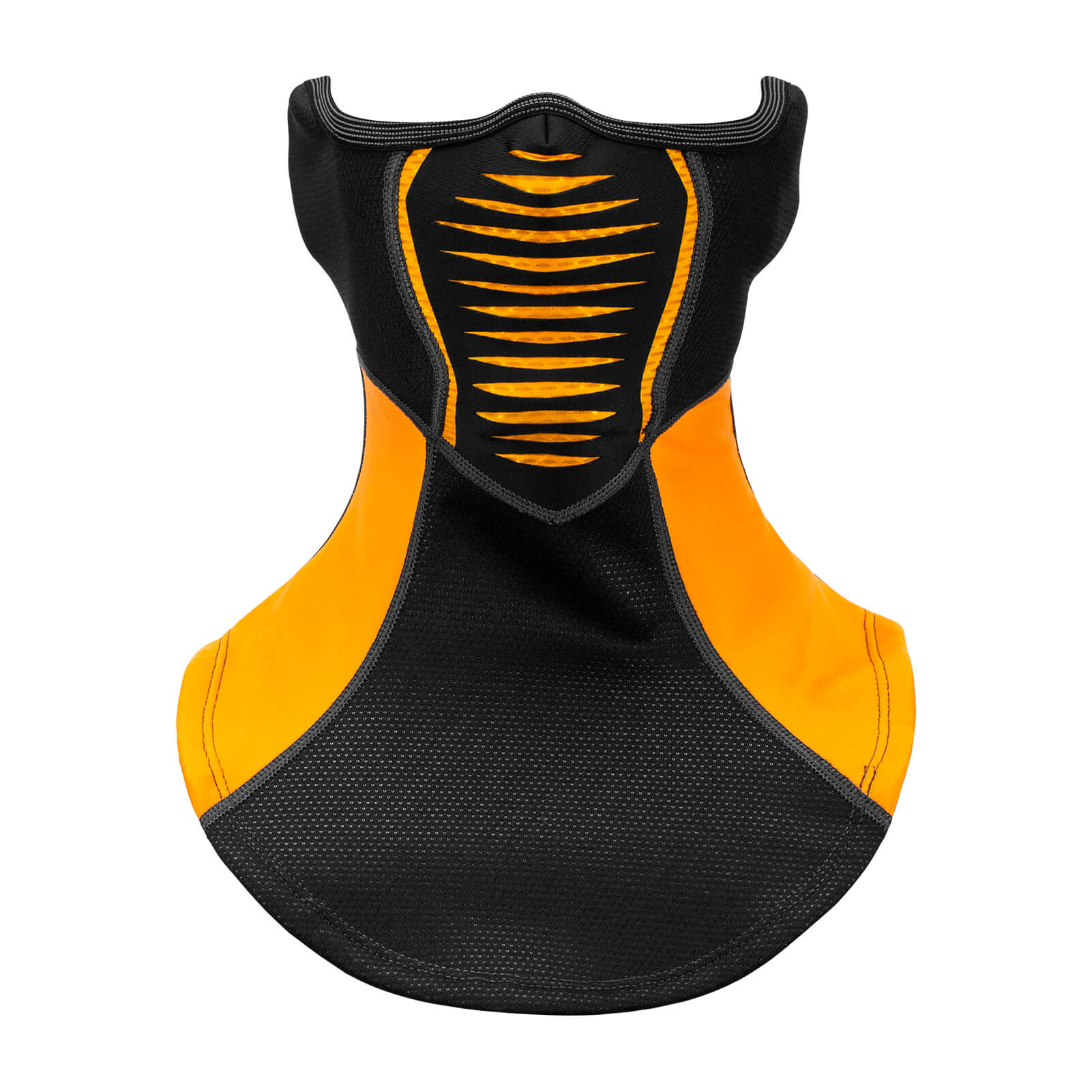 ROCKBROS Winter Windproof Balaclava Warm Cycling Cover #Style_Half Face Black Orange