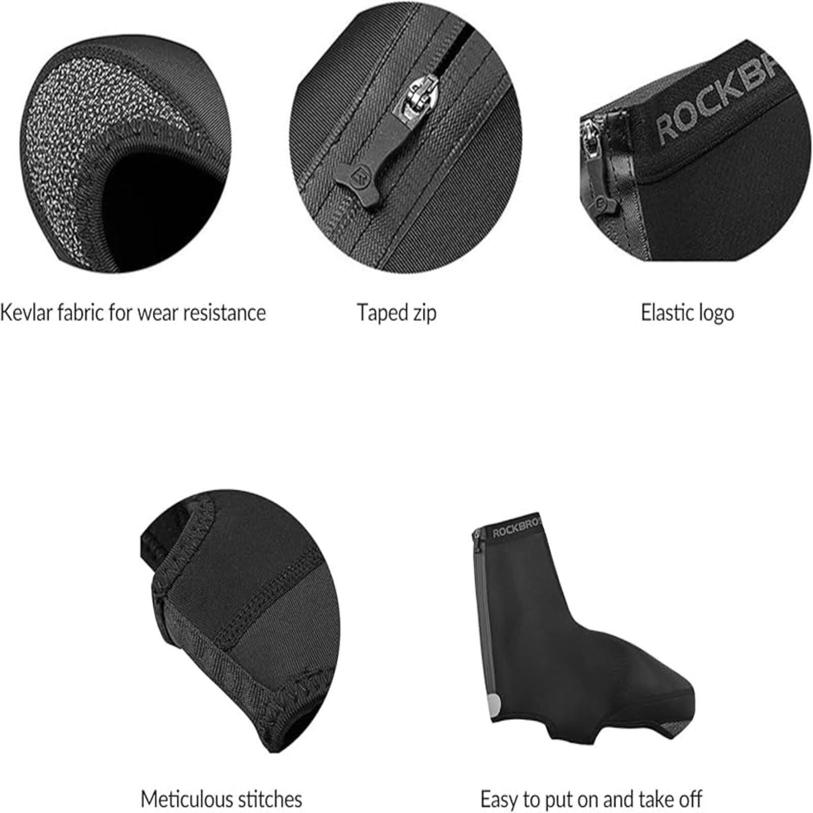 ROCKBROS Winter Windproof Cycling Shoe Covers – Ultimate Cold Weather Protection