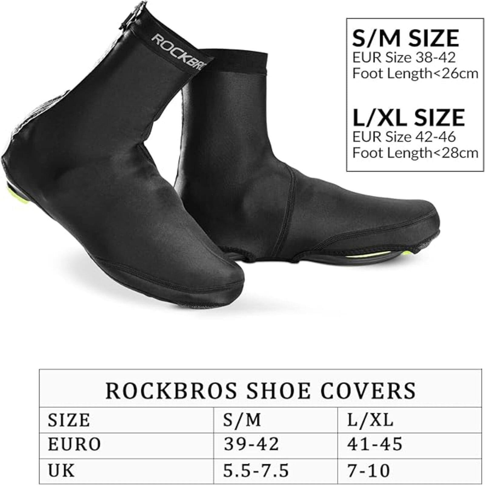 ROCKBROS Winter Windproof Cycling Shoe Covers – Ultimate Cold Weather Protection