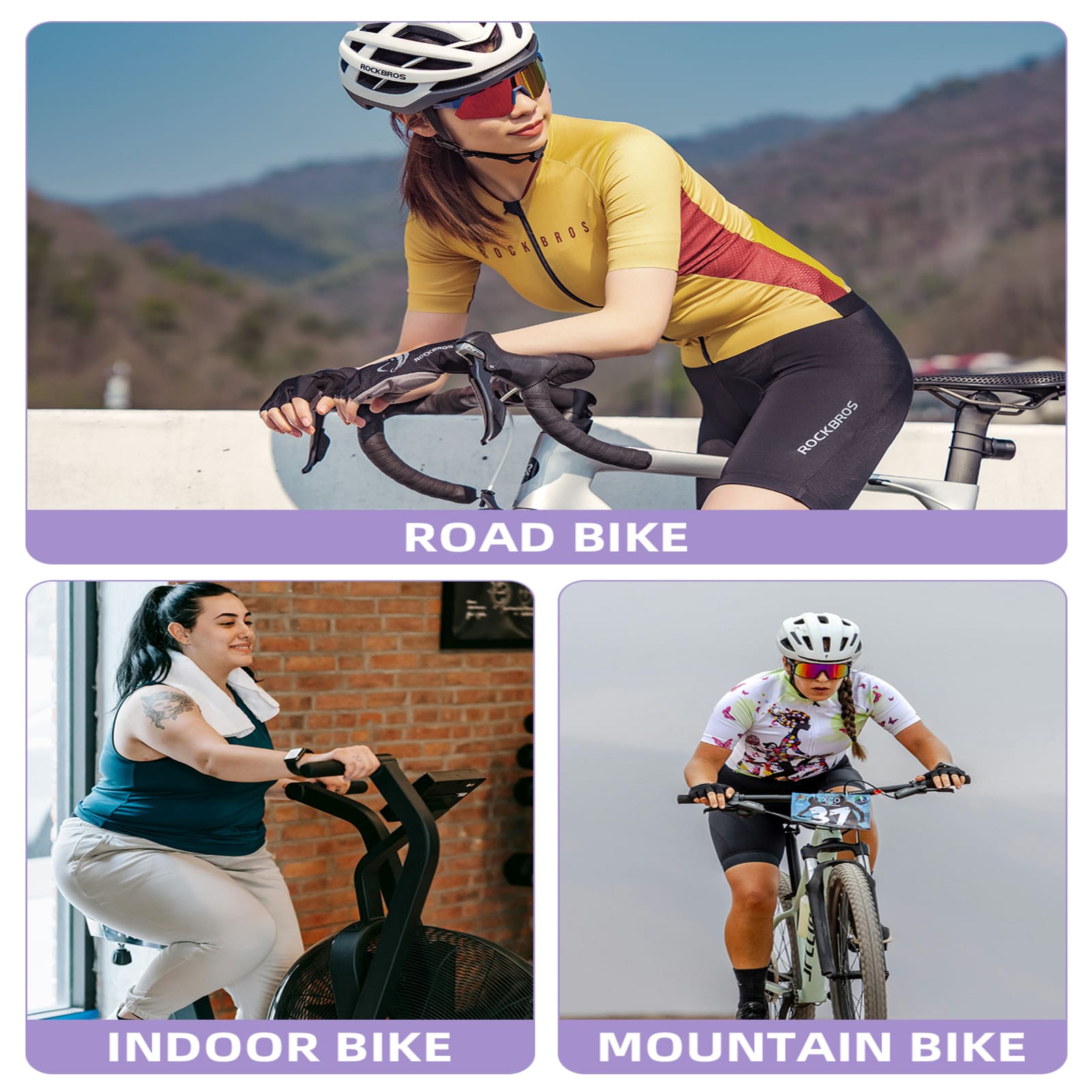 ROCKBROS Women's 4D Padded Cycling Underwear – Next-Level Comfort!