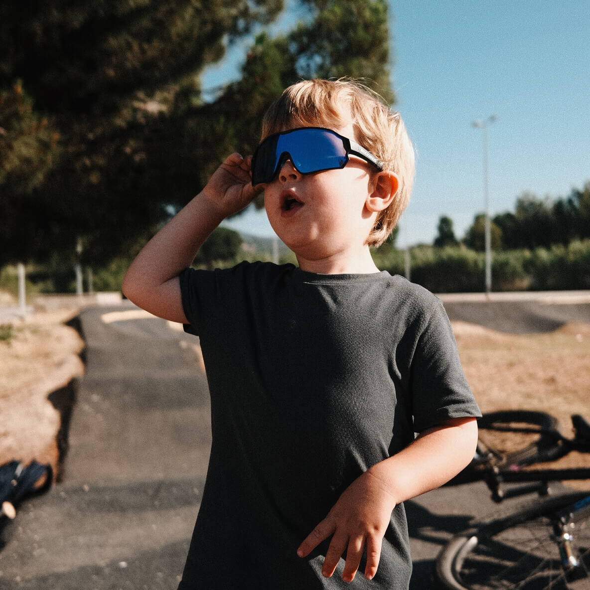 ROCKBROS Kids Cycling Glasses UV400 Protection Sunglasses for Boys Girls - ROCKBROS-UK