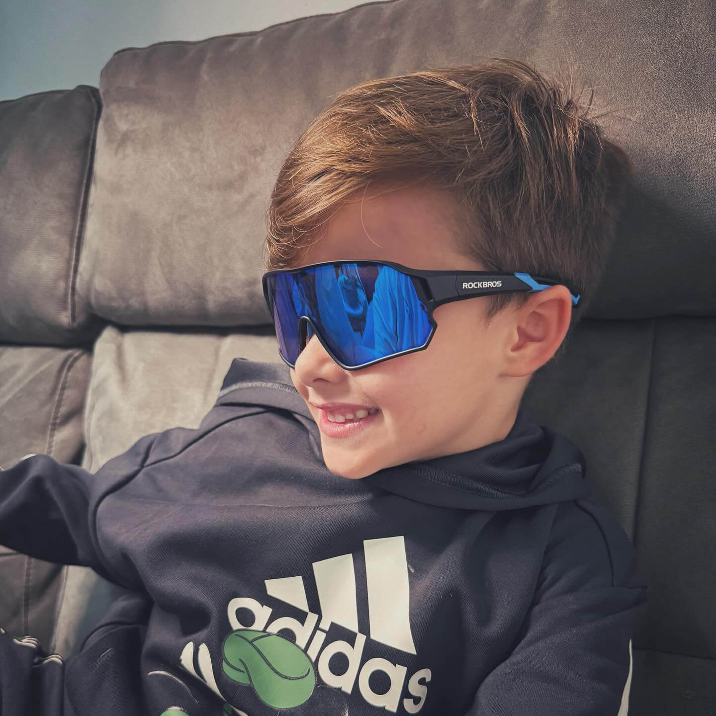 ROCKBROS Kids Cycling Glasses UV400 Protection Sunglasses for Boys Girls - ROCKBROS-UK