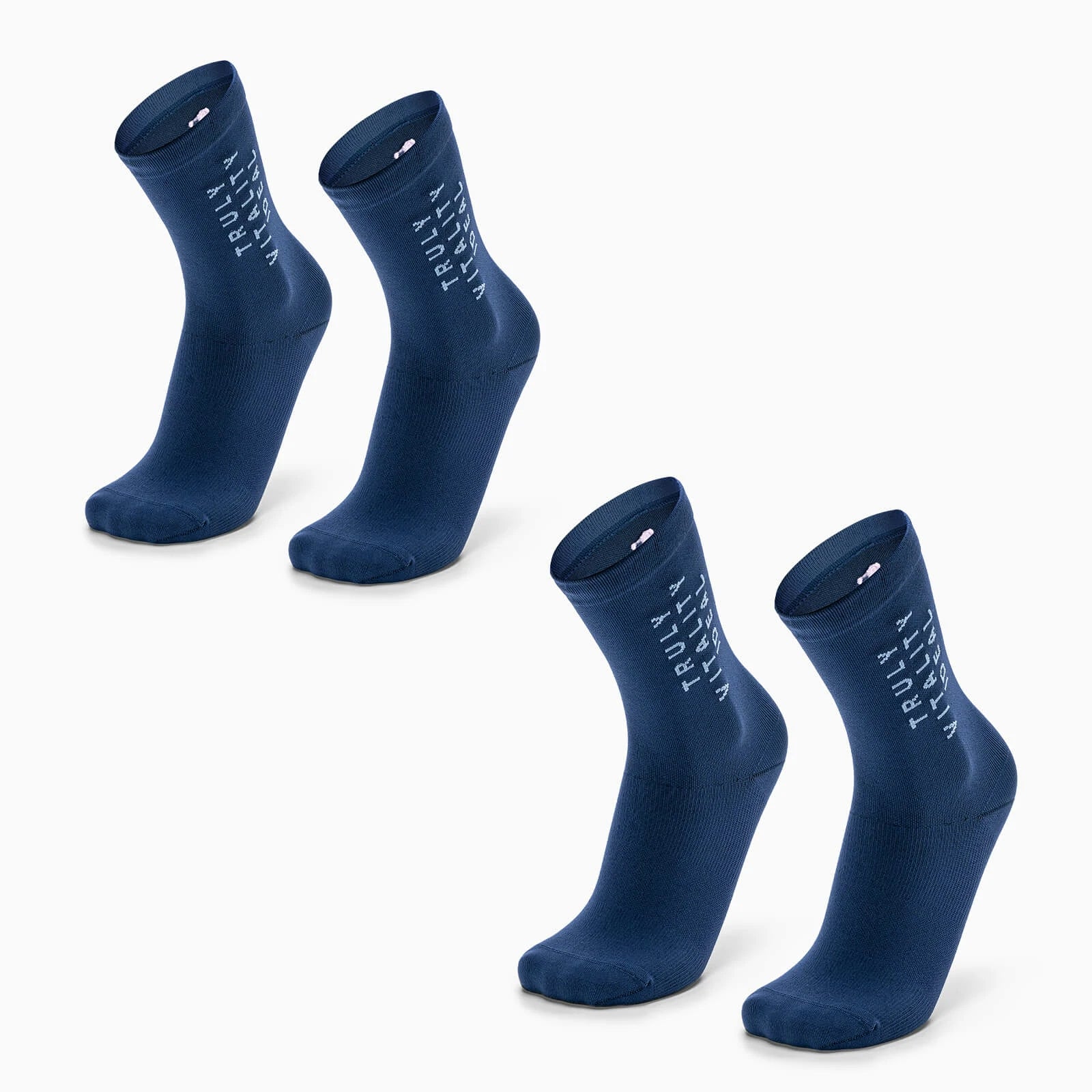 ROCKBROS TVI Performance Cycling Socks 2-Pairs Lightweight Breathable Crew - ROCKBROS-UK
#Color_Abyss Blue