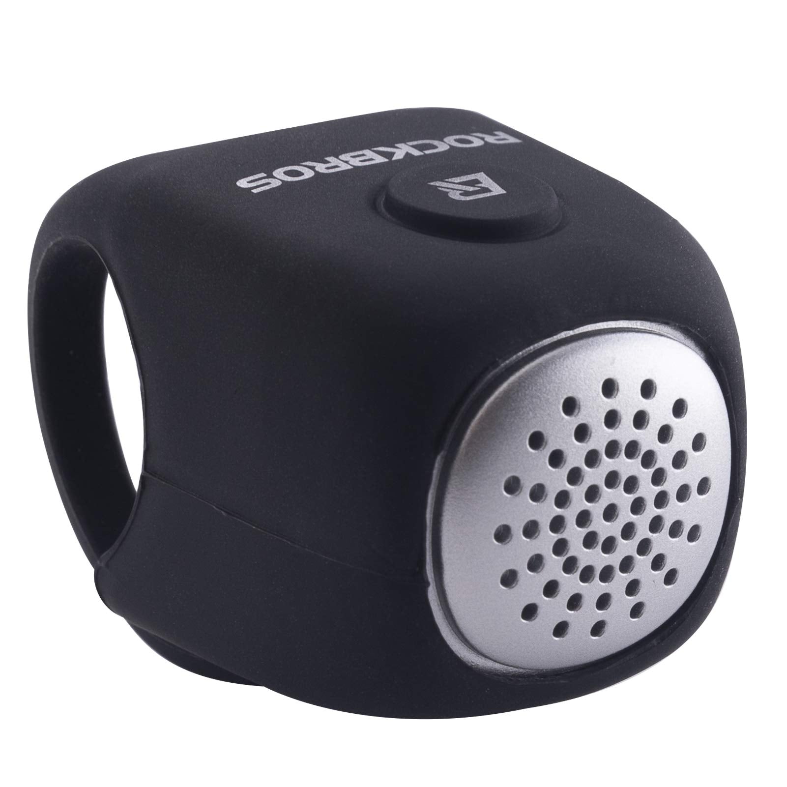 Rockbros-Bike Bell 90dB Electric Cycling Bells Loud Rainproof 3 Modes #color_Black