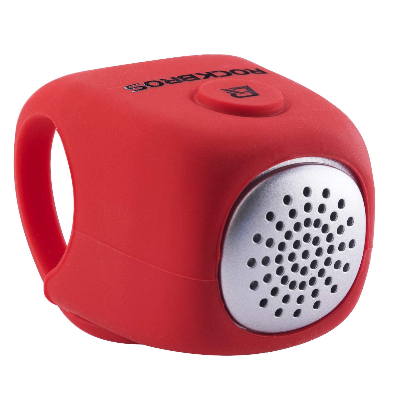 Rockbros-Bike Bell 90dB Electric Cycling Bells Loud Rainproof 3 Modes #color_Red
