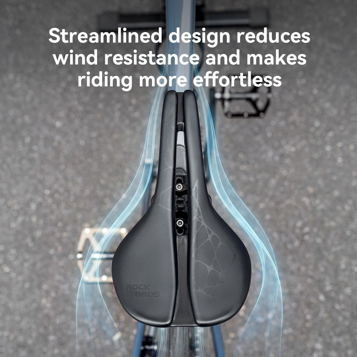 Ergonomic Bike Saddle with Cr-Mo Rails