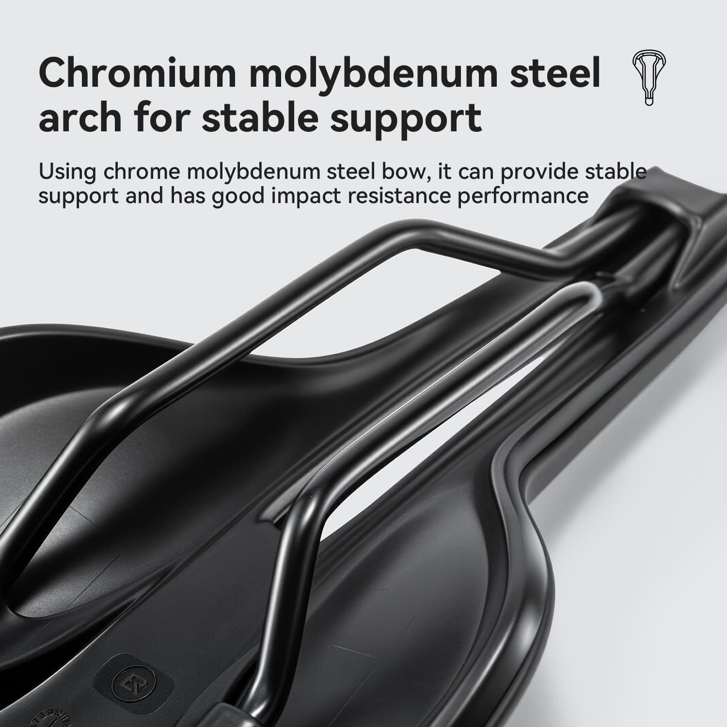 Ergonomic Bike Saddle with Cr-Mo Rails